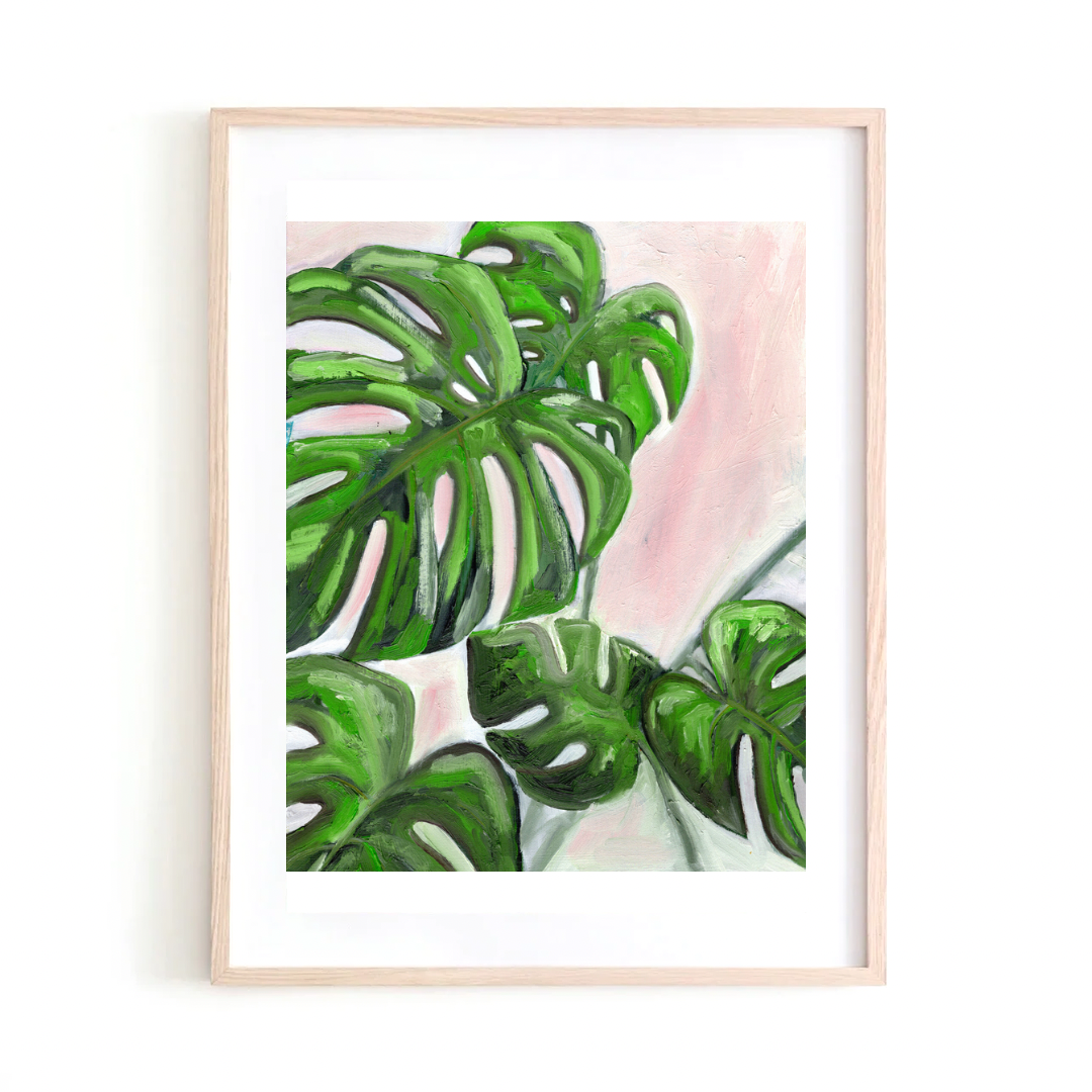 monstera painting Daniela De Art3