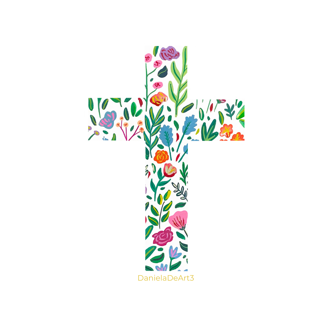 The Cross of Jesus Waterproof Vinyl Sticker 3"