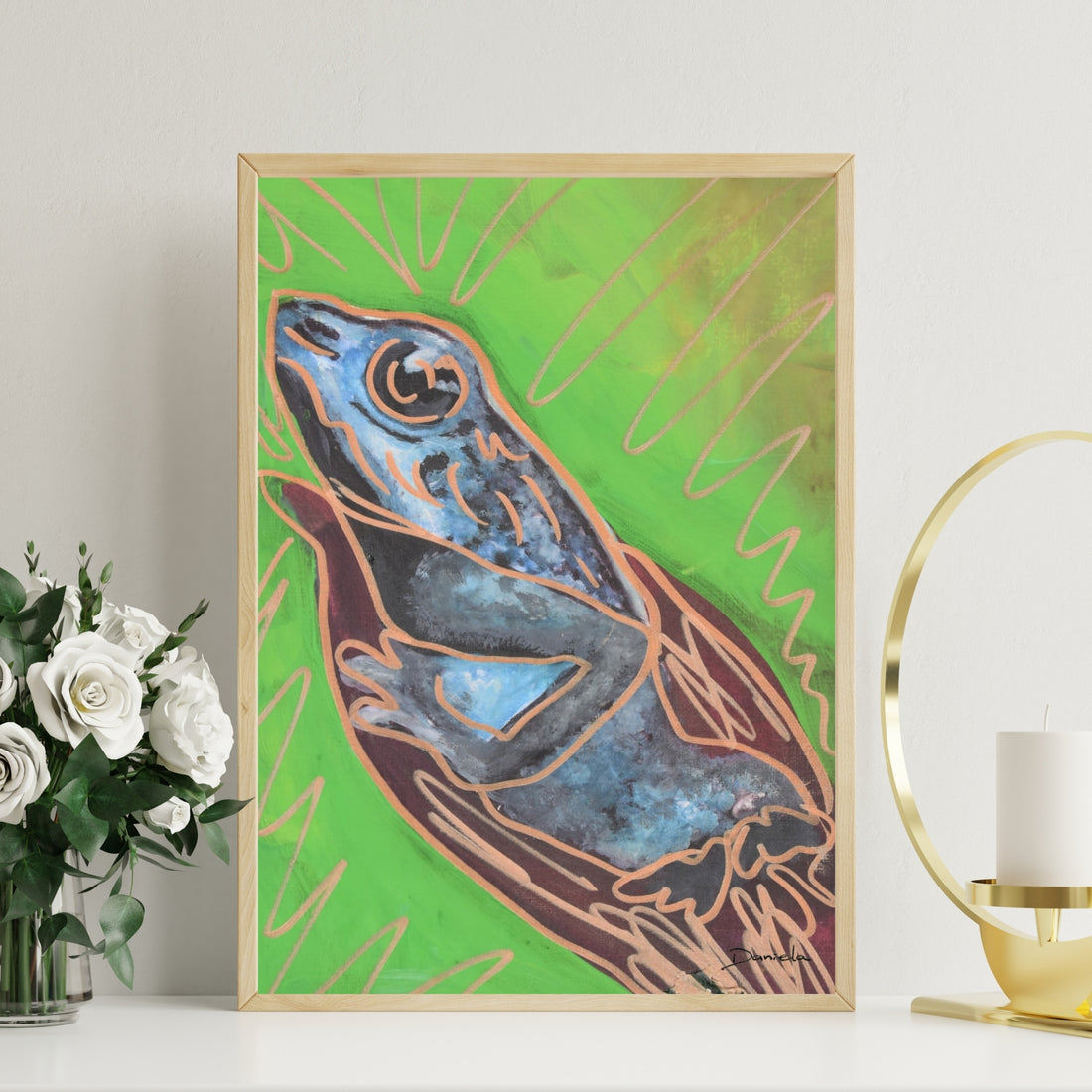 Frog Art Print