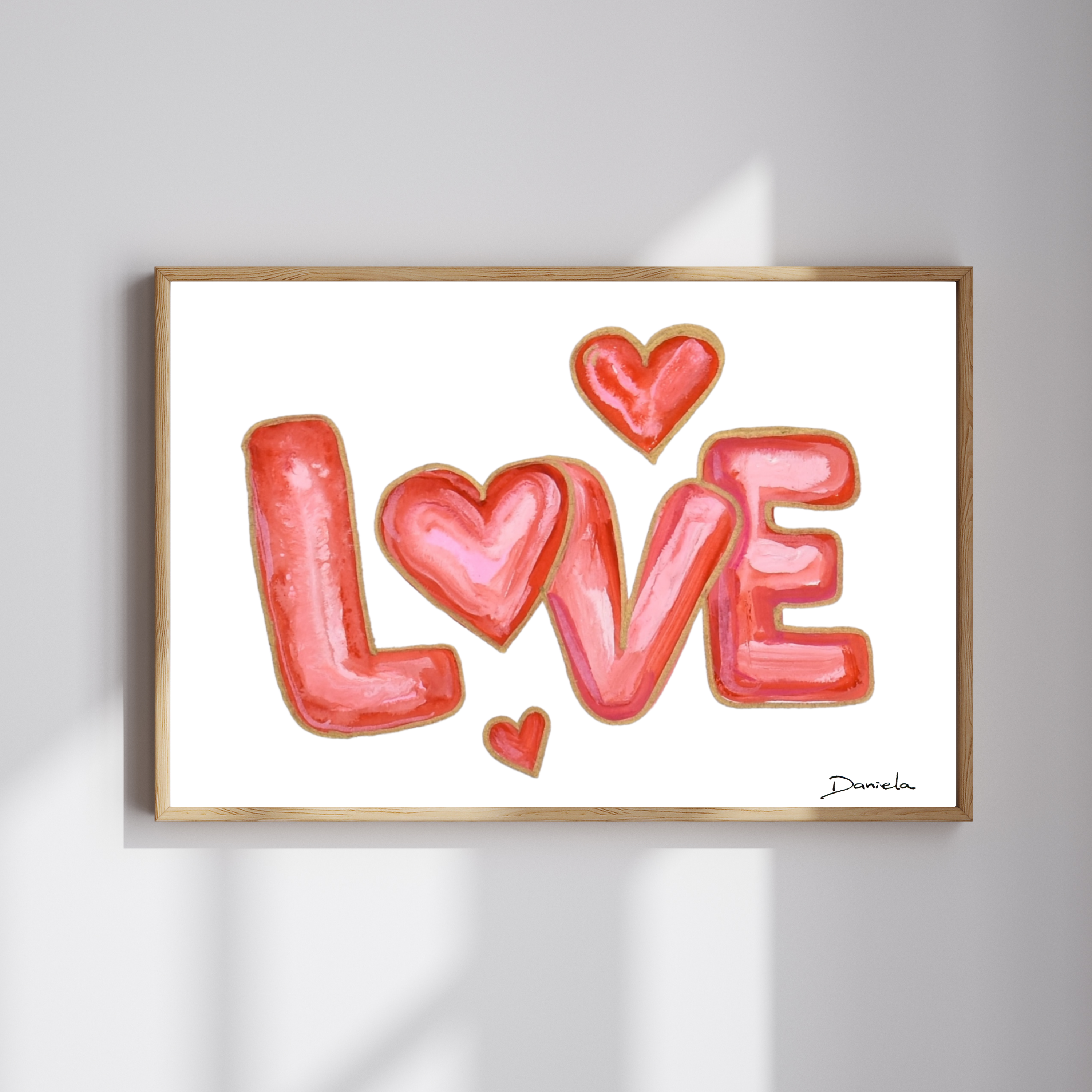 Valentines Love Art Print
