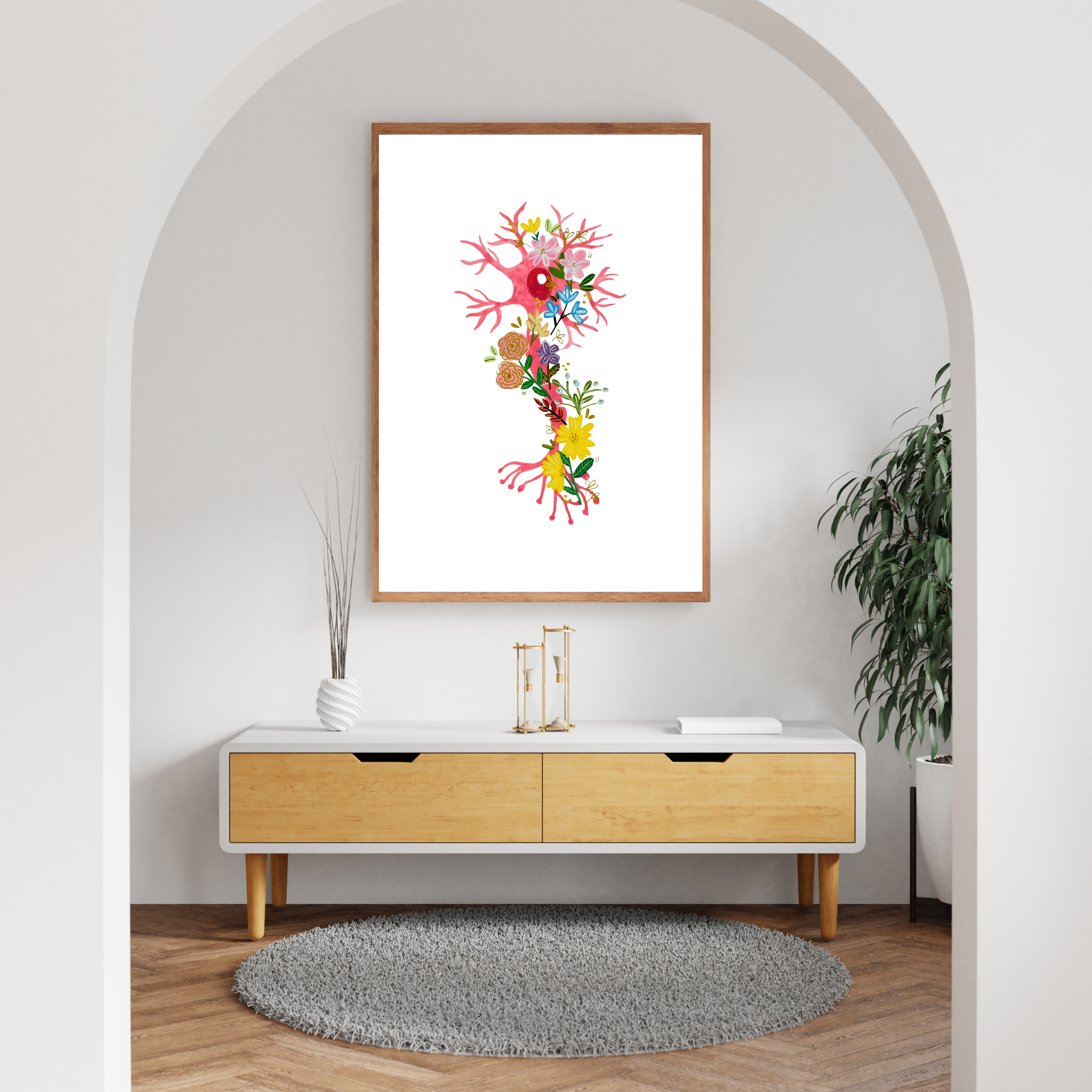 Neuron art print