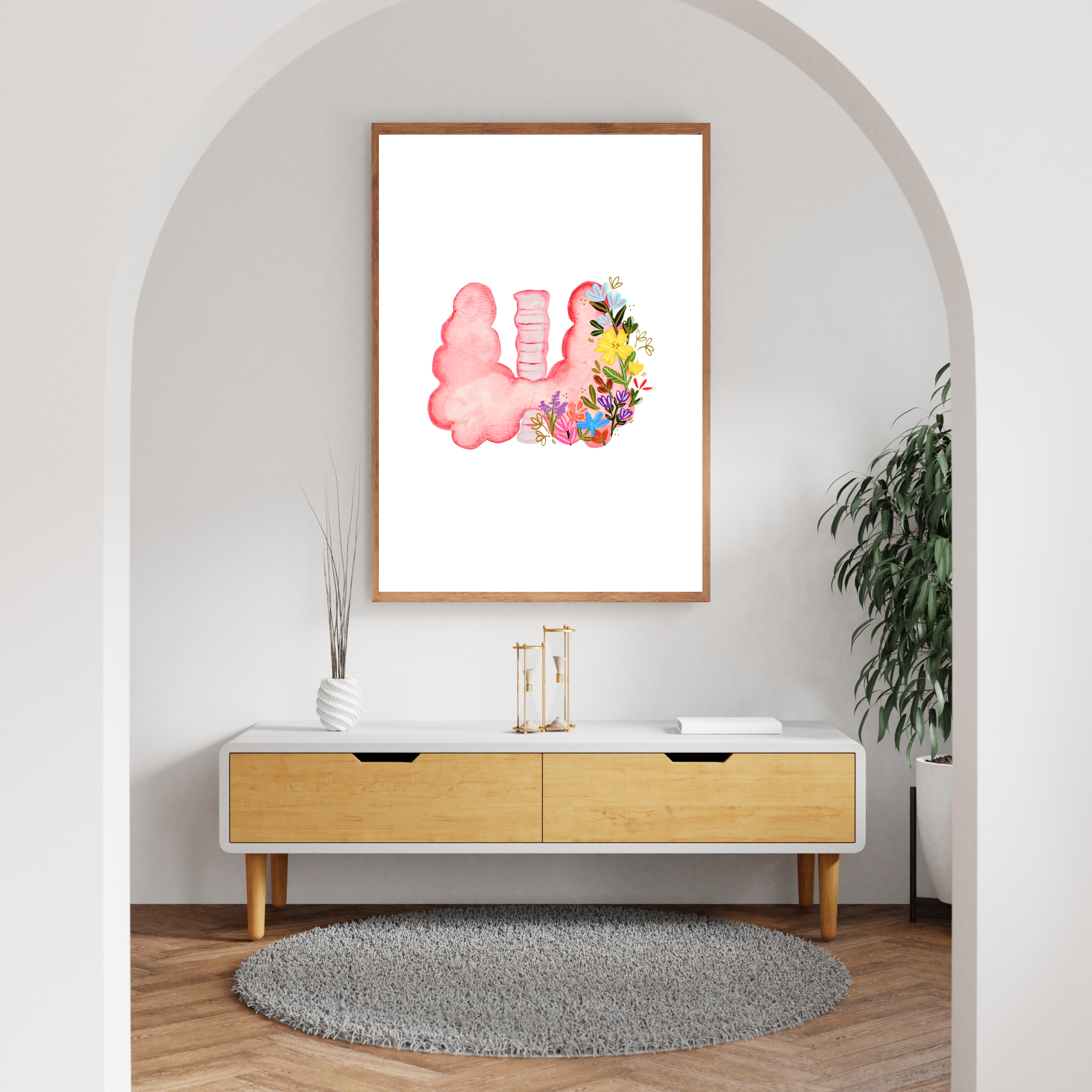 Thyroid art print