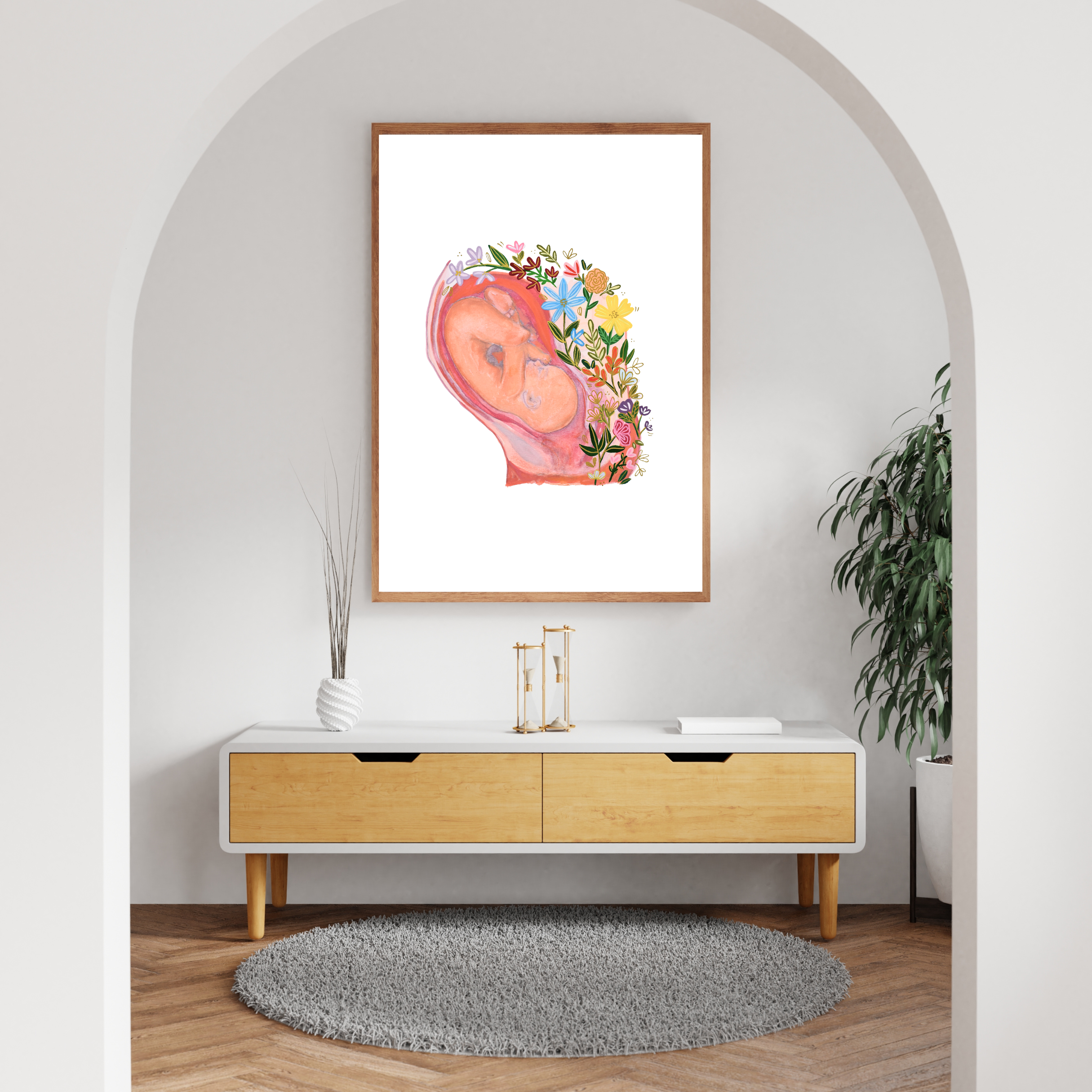 Gestation art print