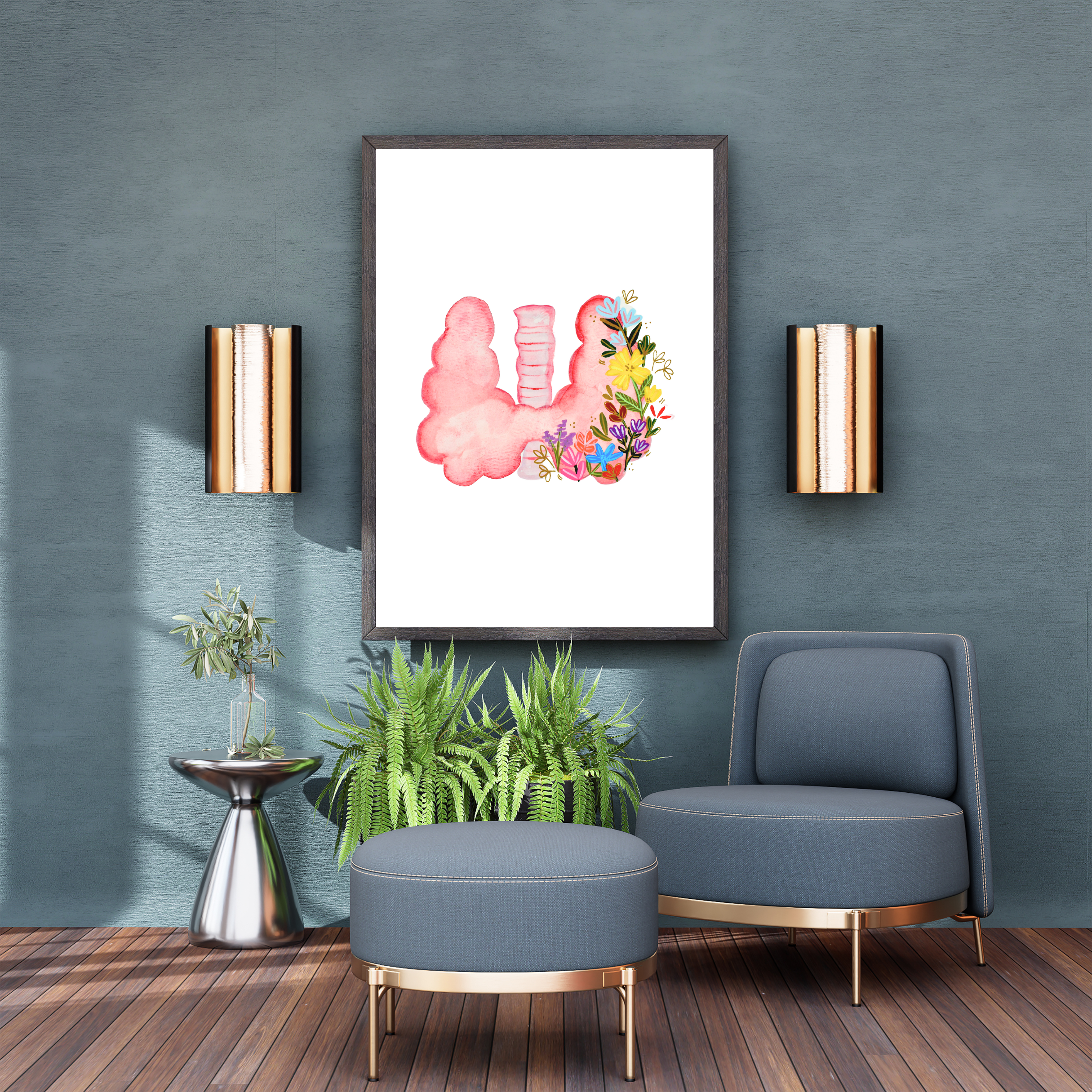 Thyroid art print