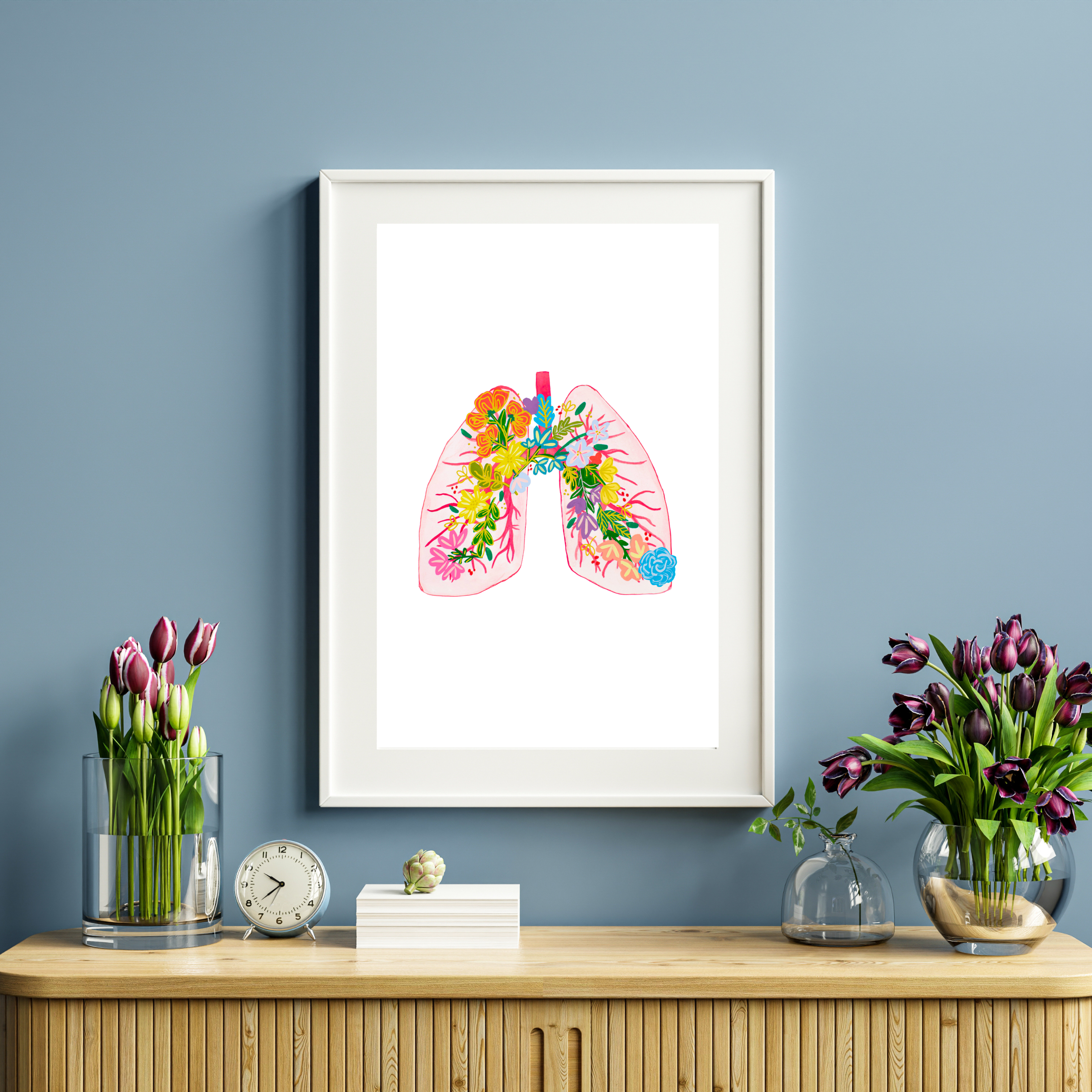 Lungs art print