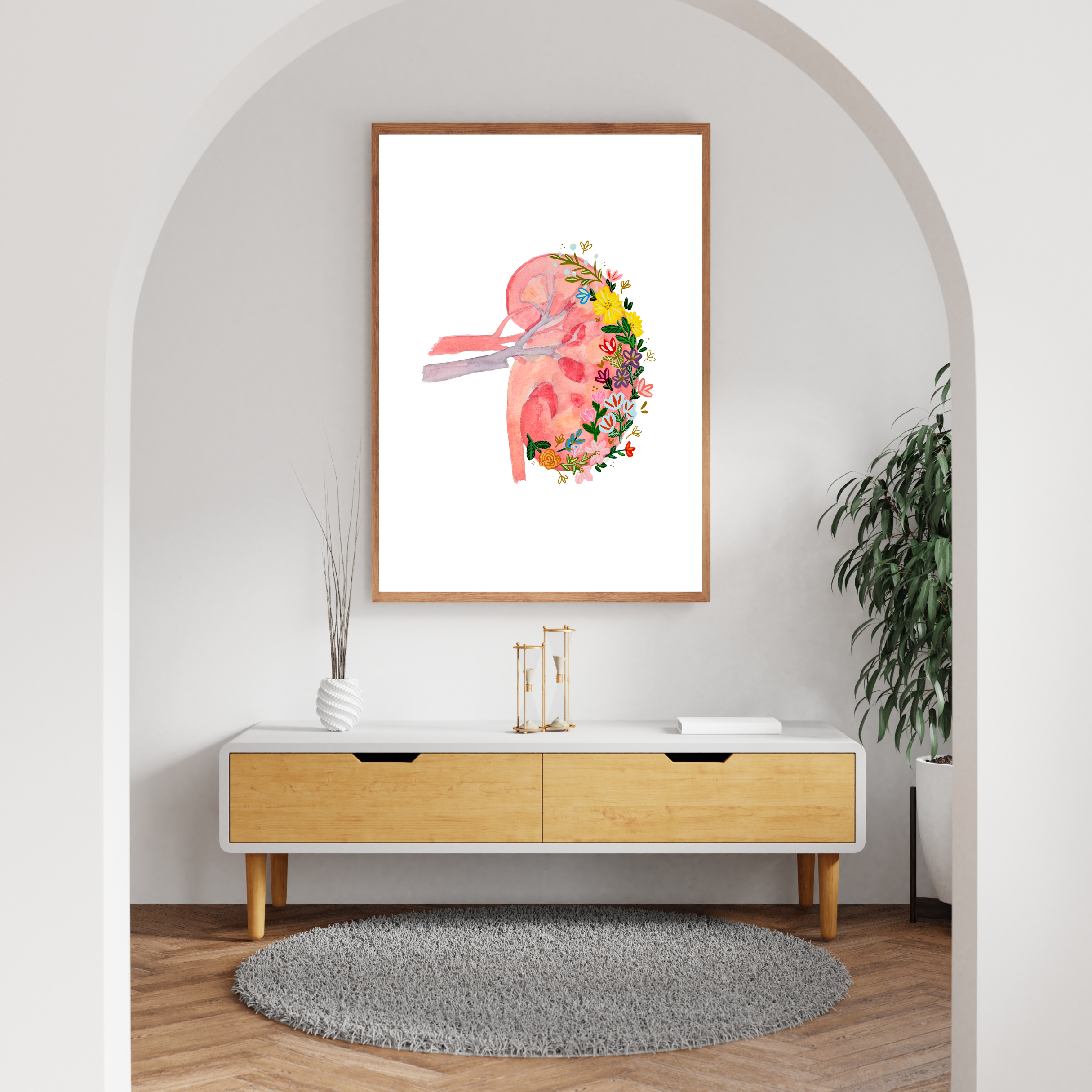 Kidney art print