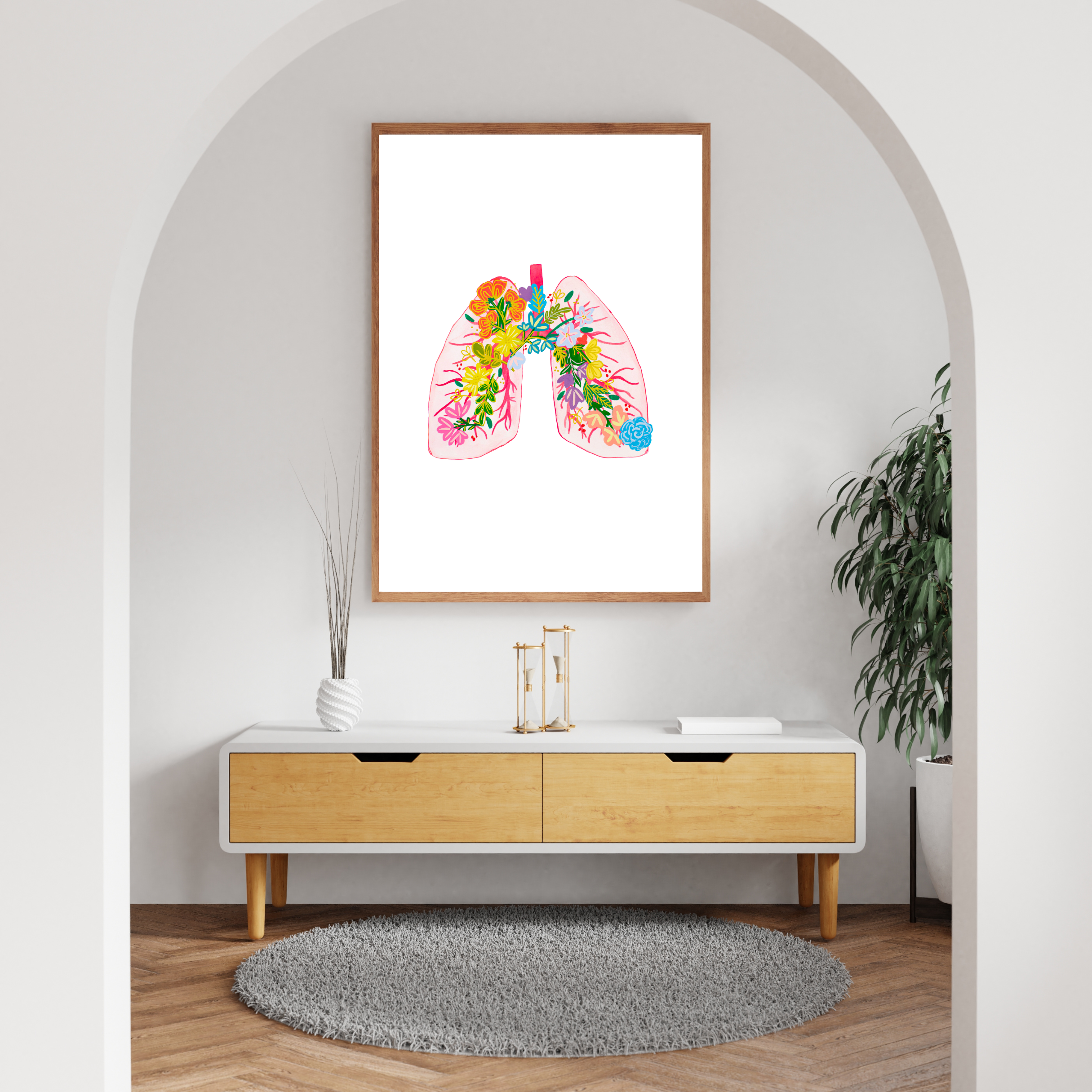 Lungs art print