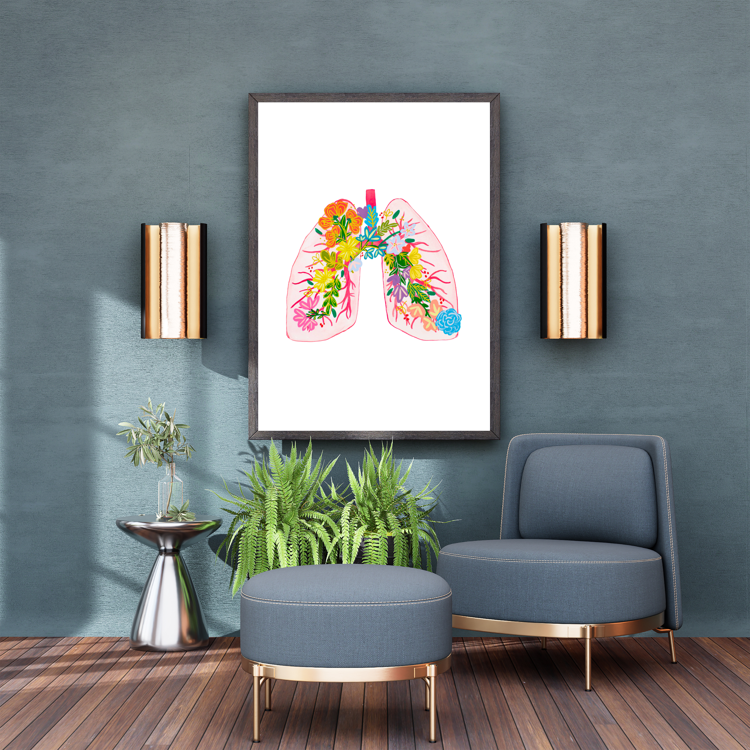 Lungs art print