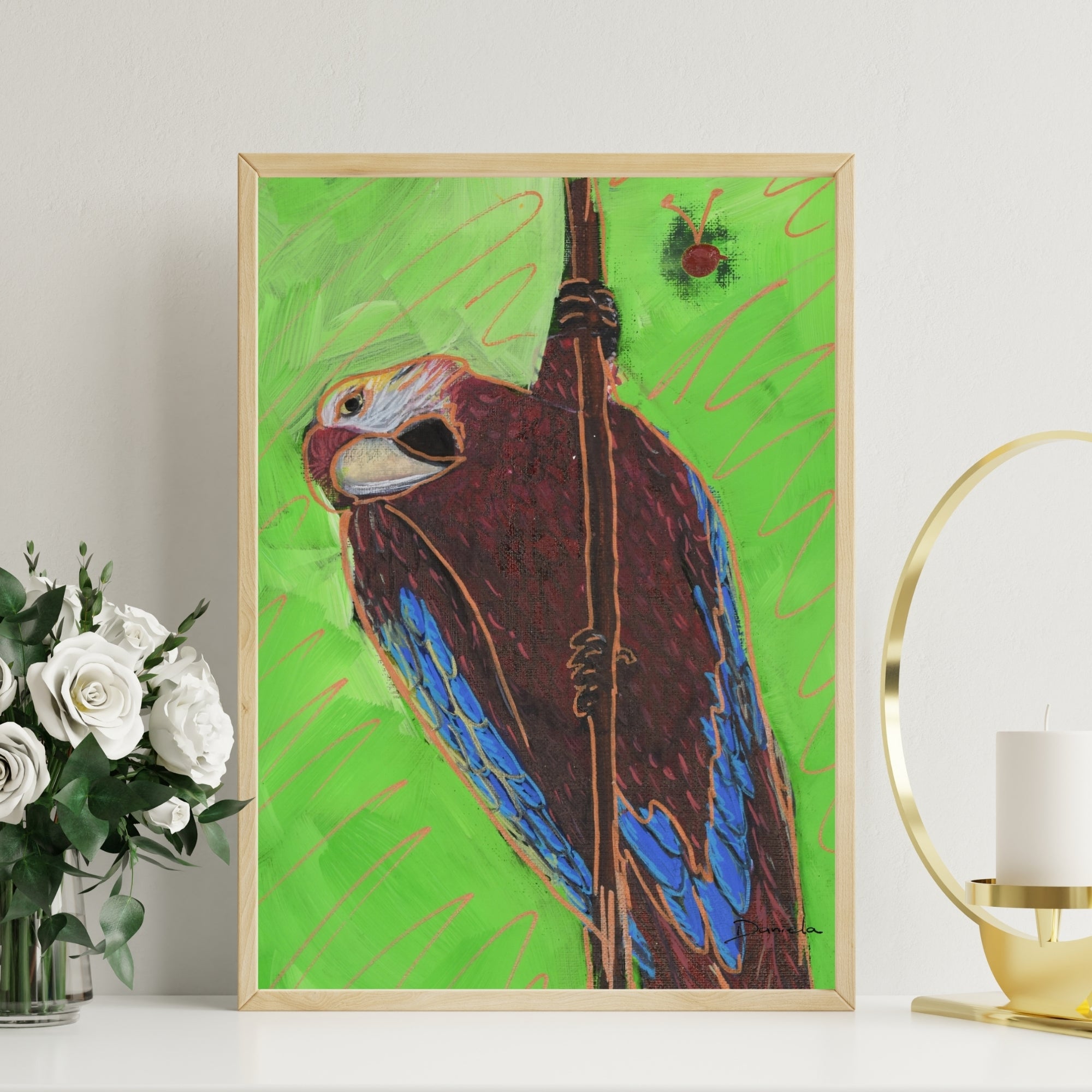 Macaw Art Print