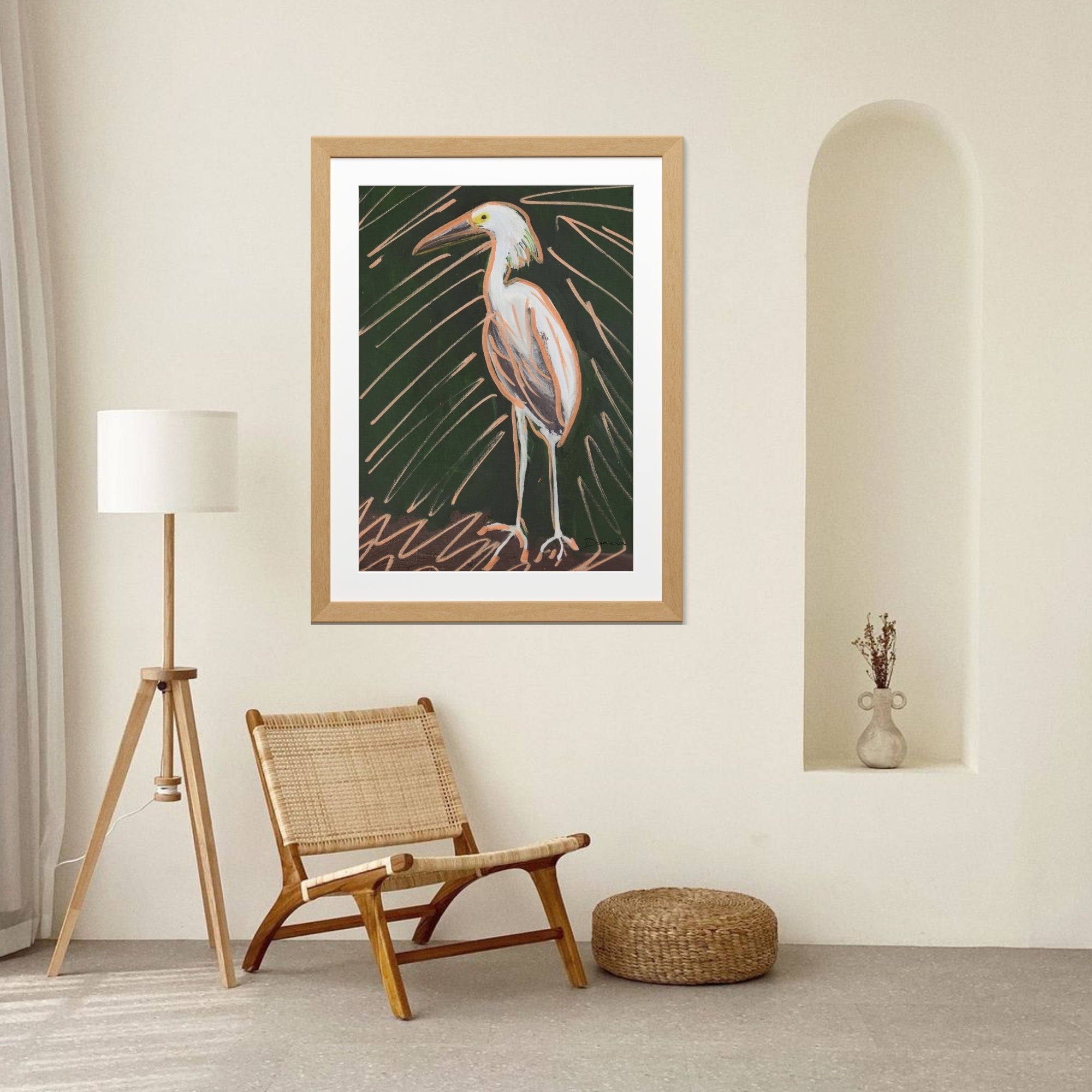 Heron Art Print