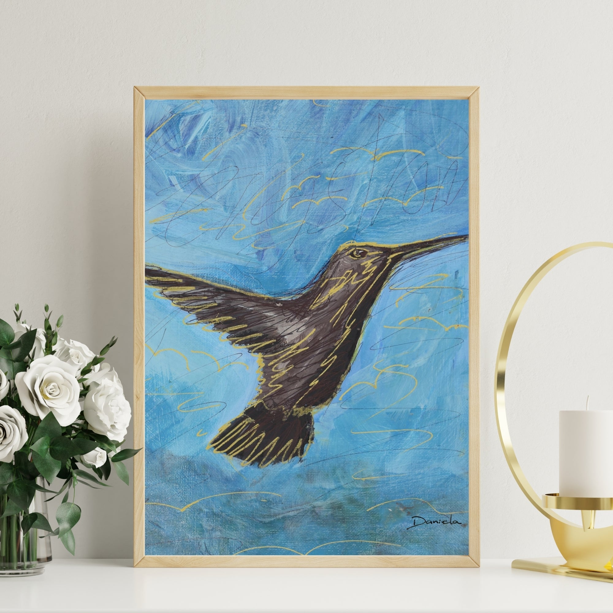 Hummingbird Art Print