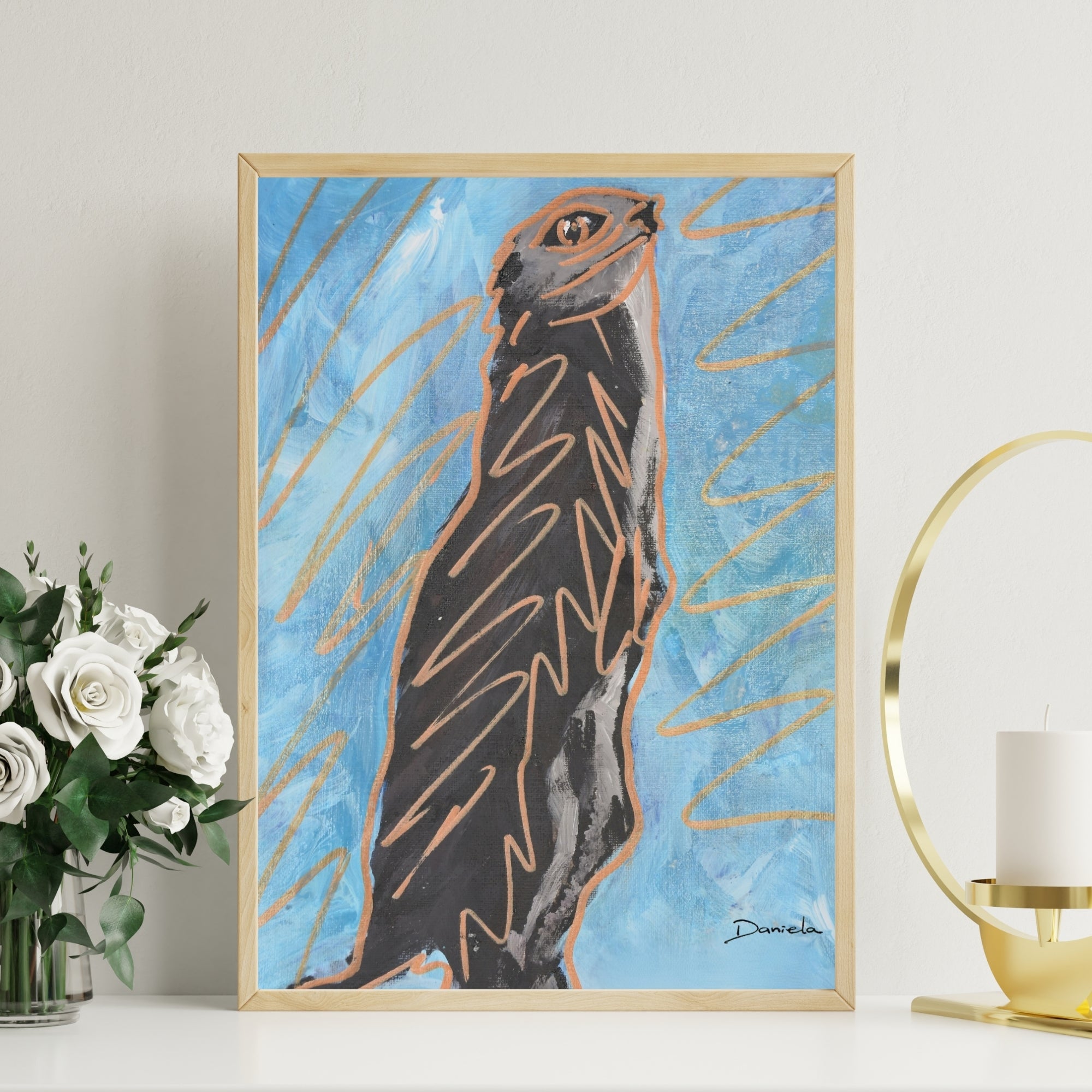Otter Art Print