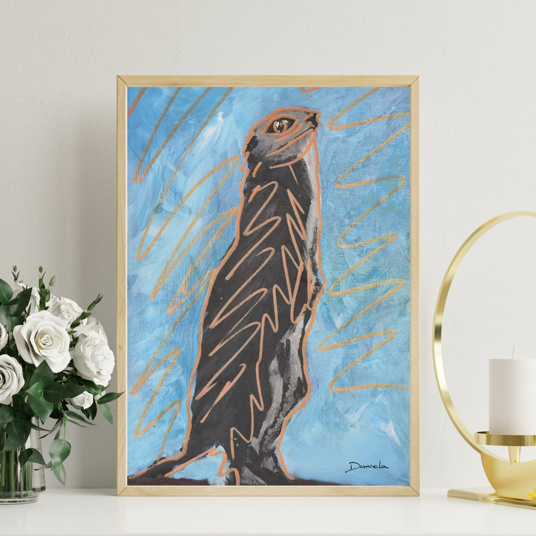 Otter Art Print