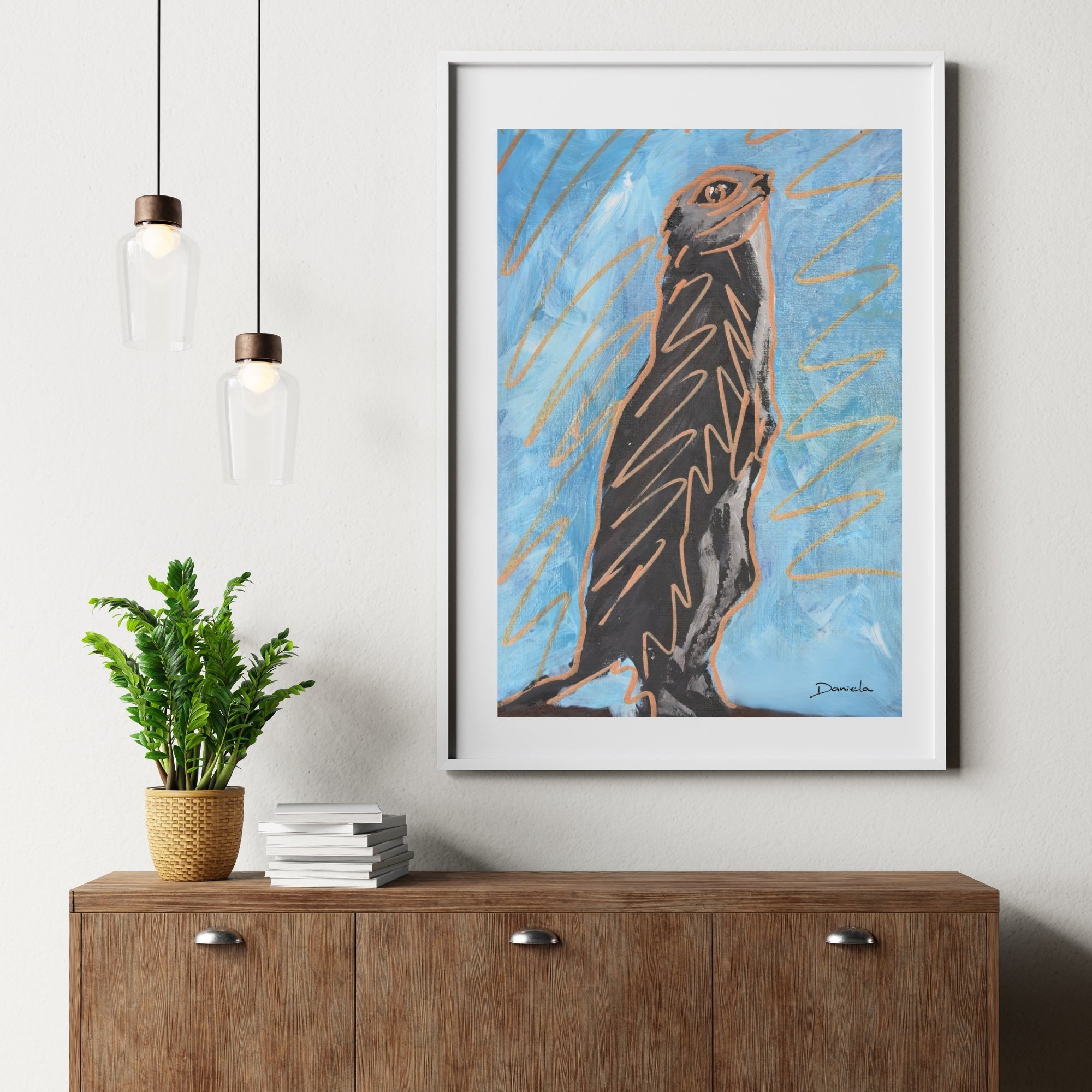 Otter Art Print