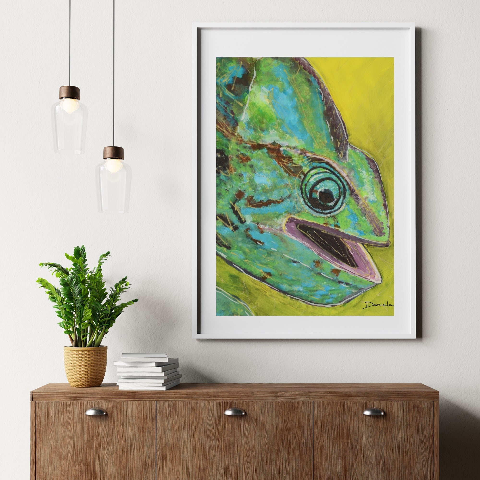 Chameleon Art Print