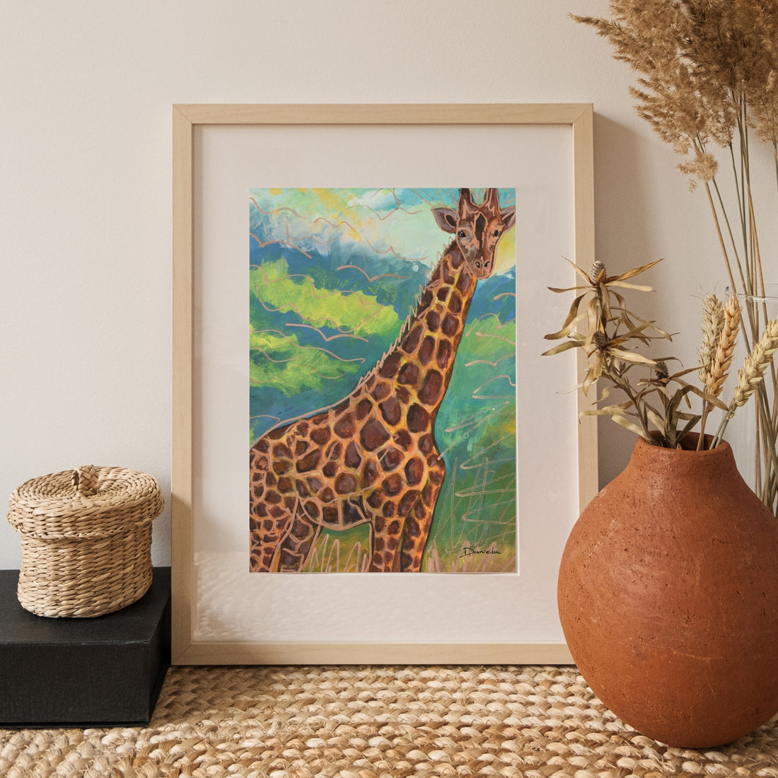 Giraffe Art Print