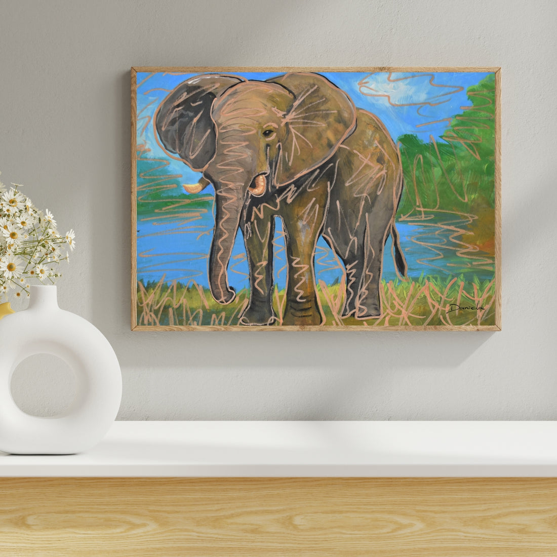 Elephant Art Print