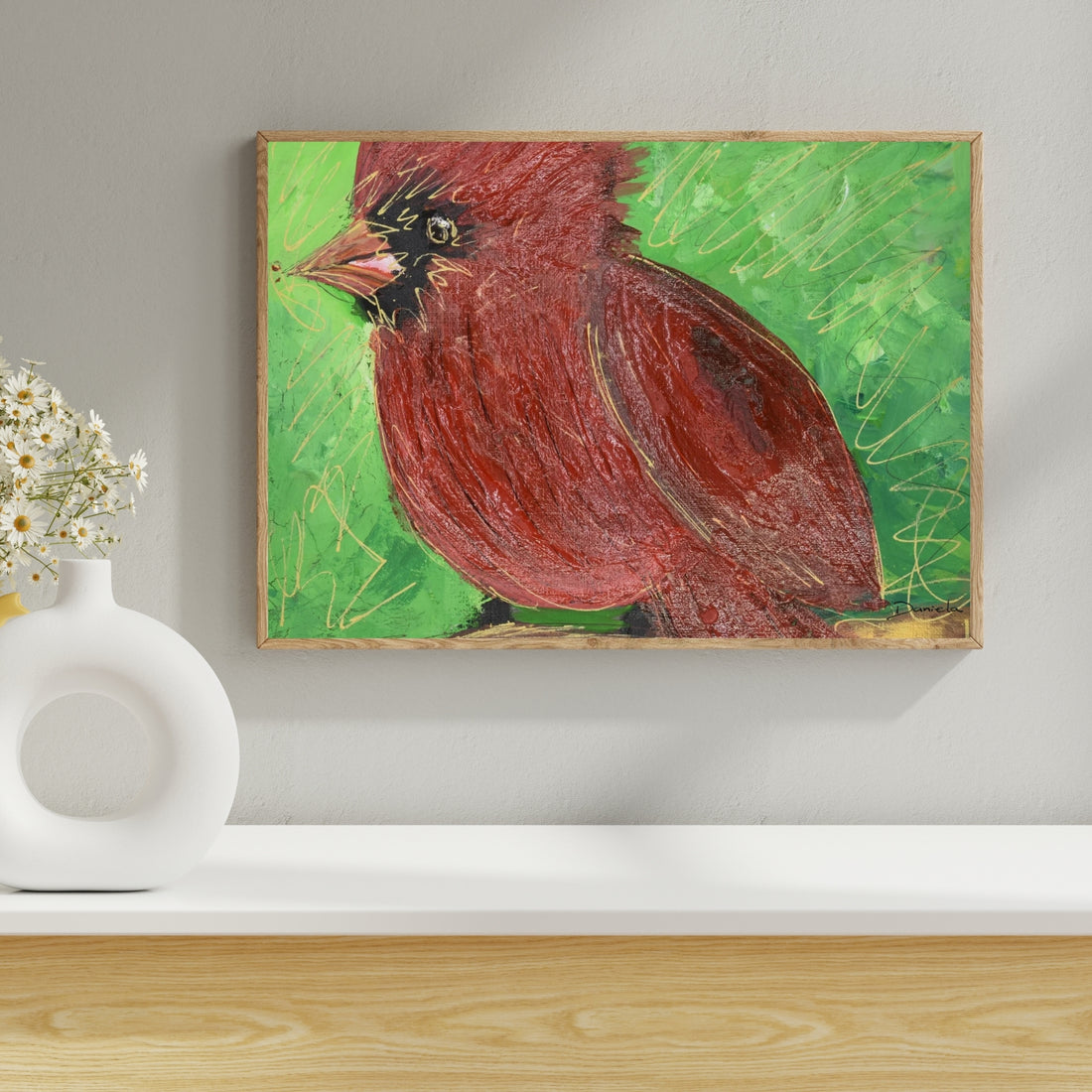 Cardinal Bird Art Print