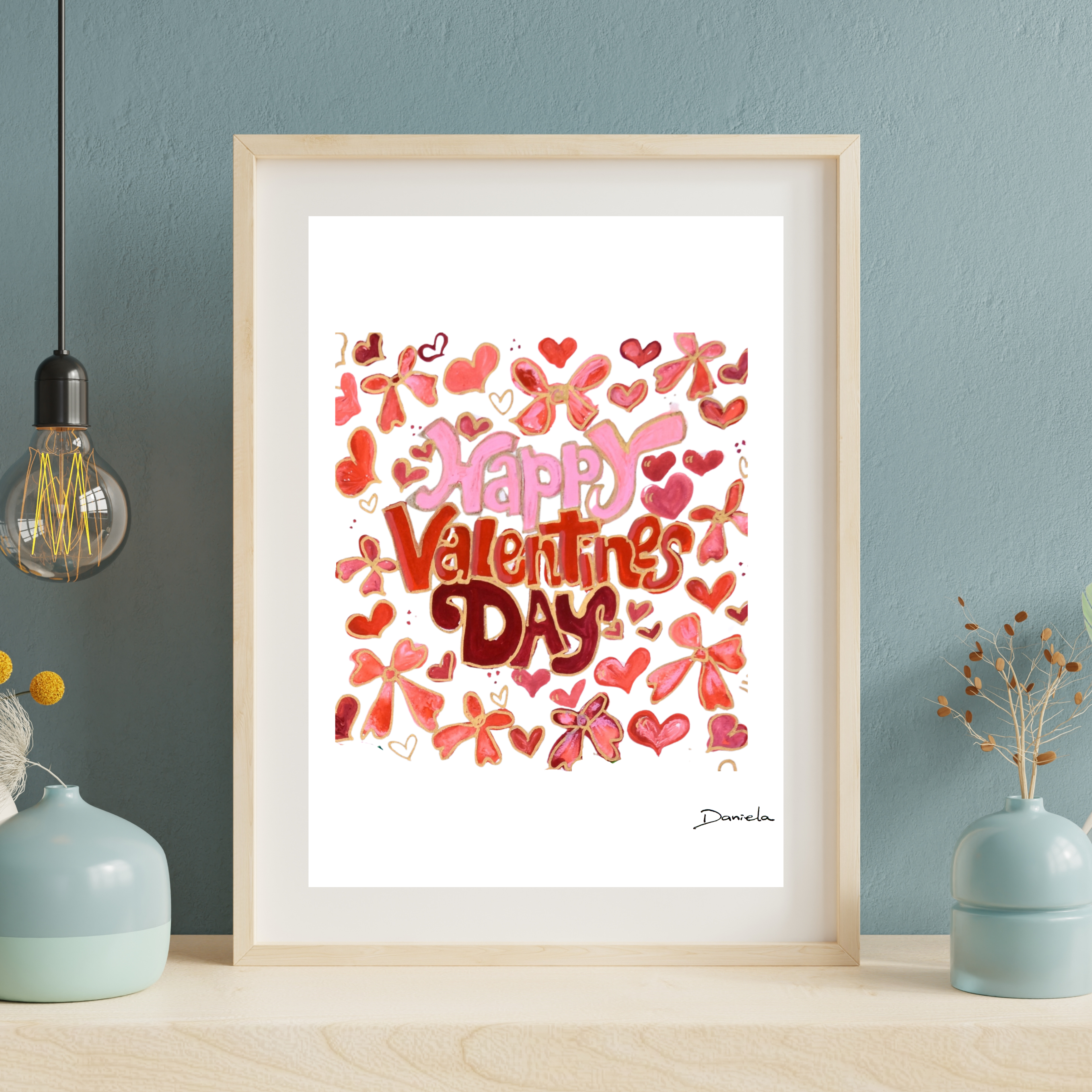 Happy Valentine’s Day Art Print