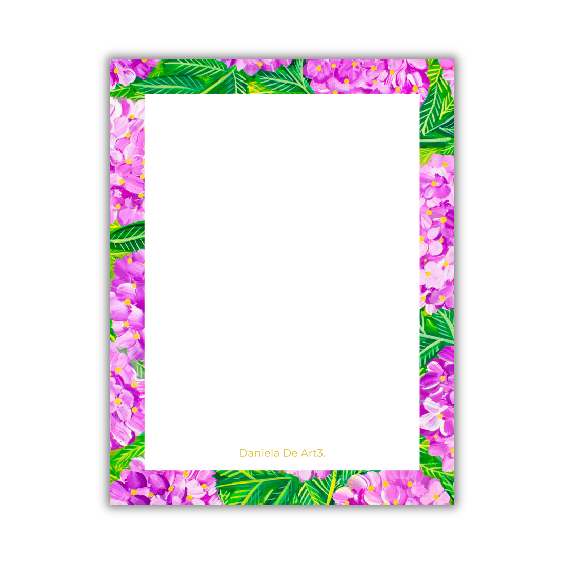 Purple Hydrangea Notepad