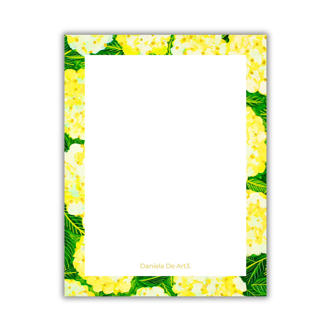 Yellow Hydrangea Note Pads