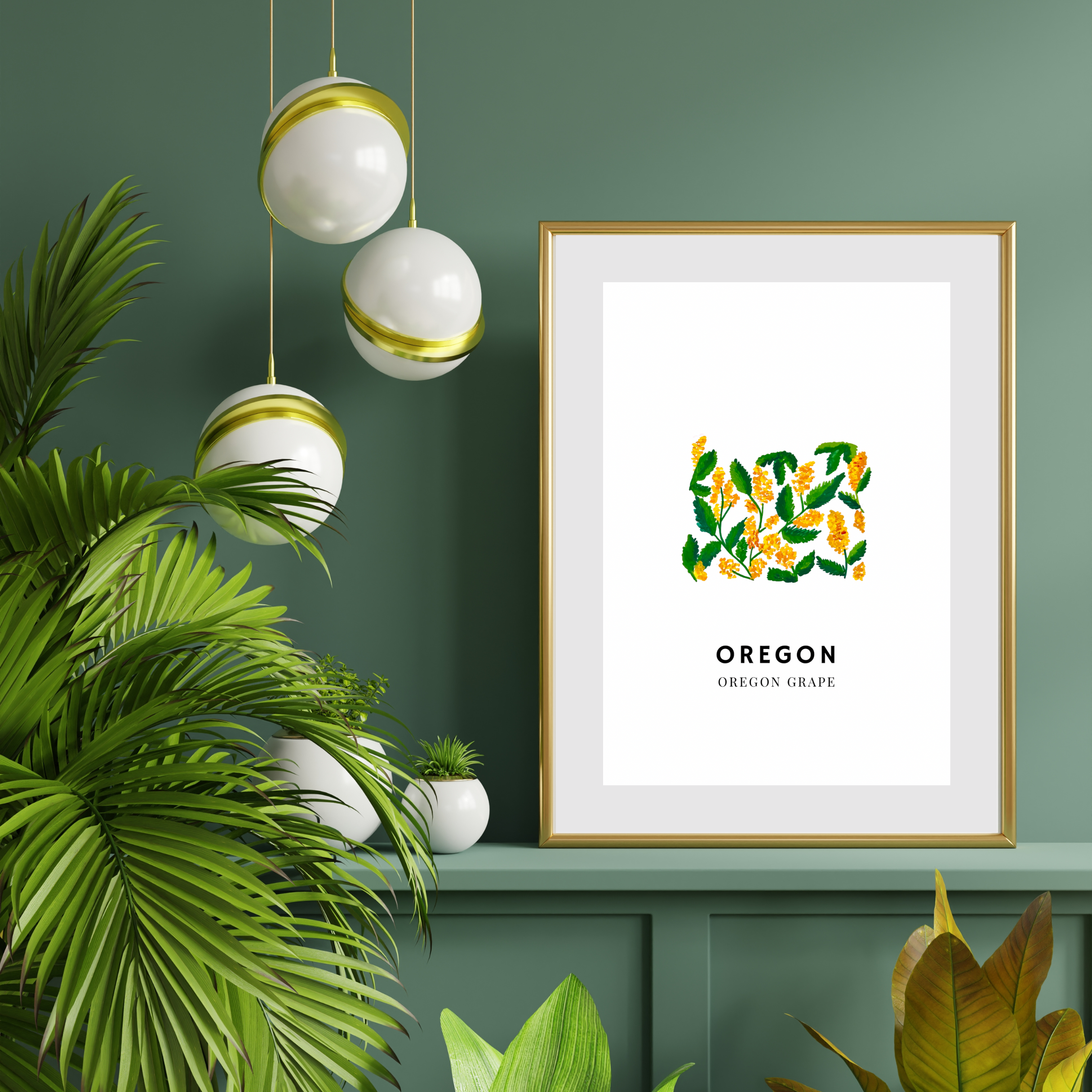 Oregon State Flower art print