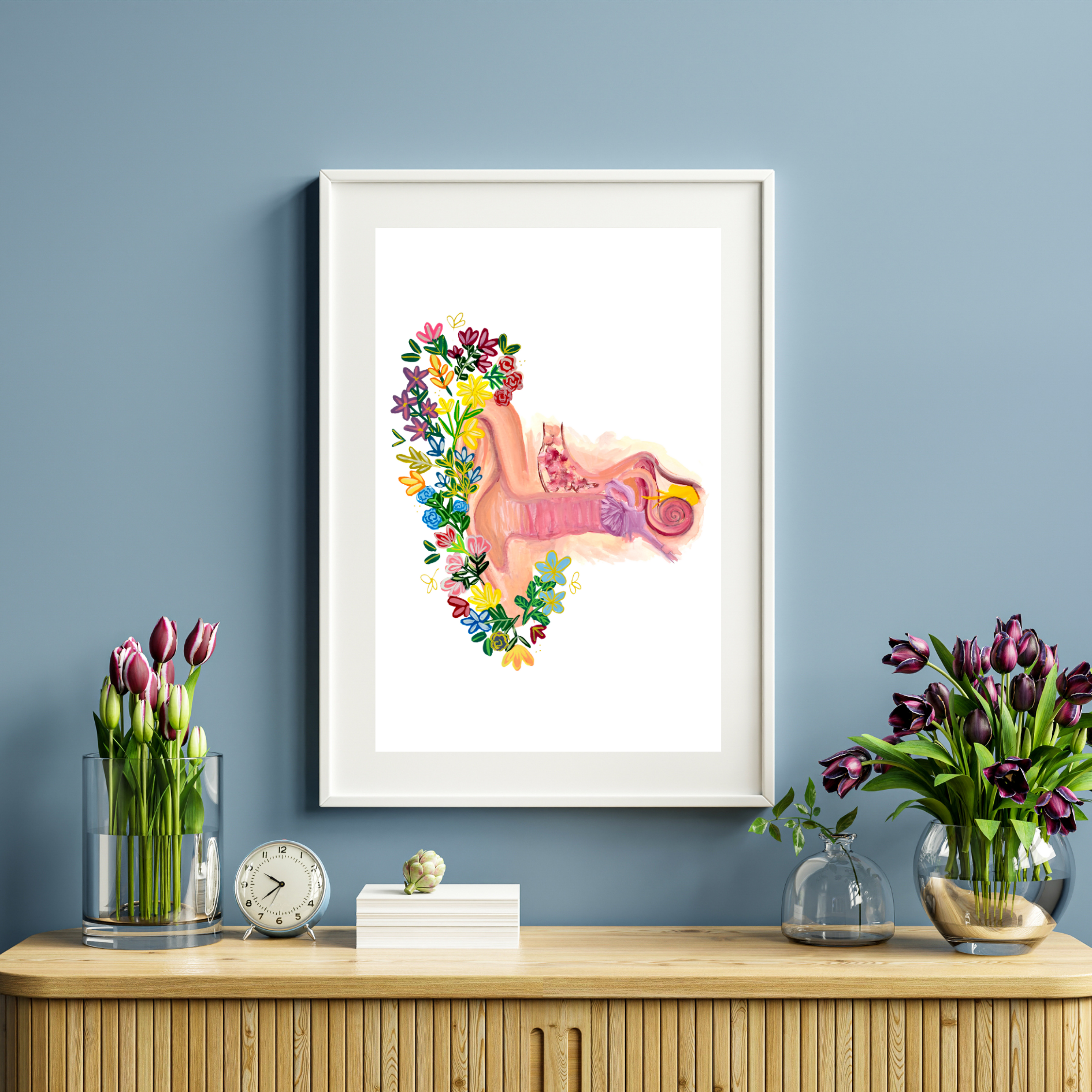 Ear art print