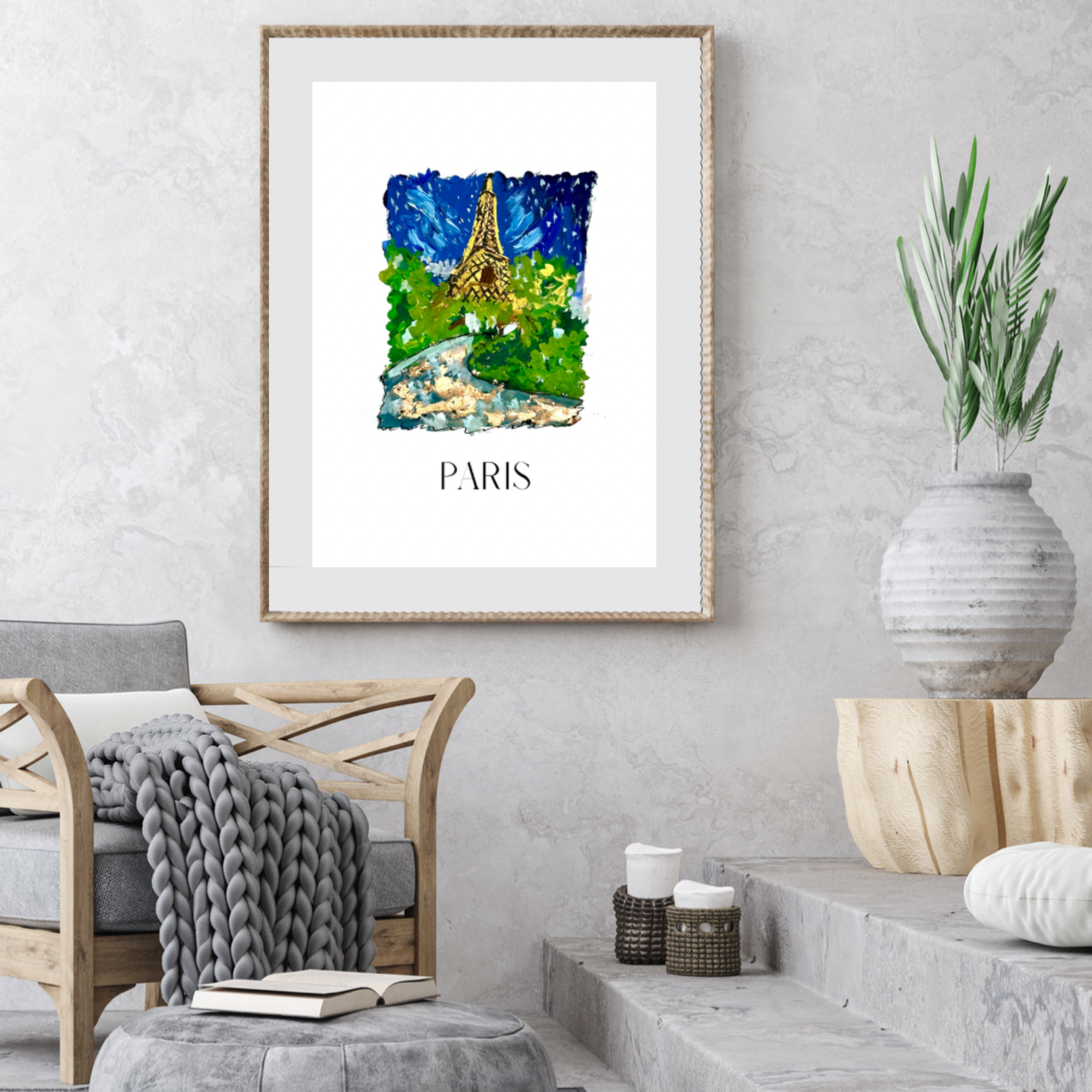 Paris Night 2 art print