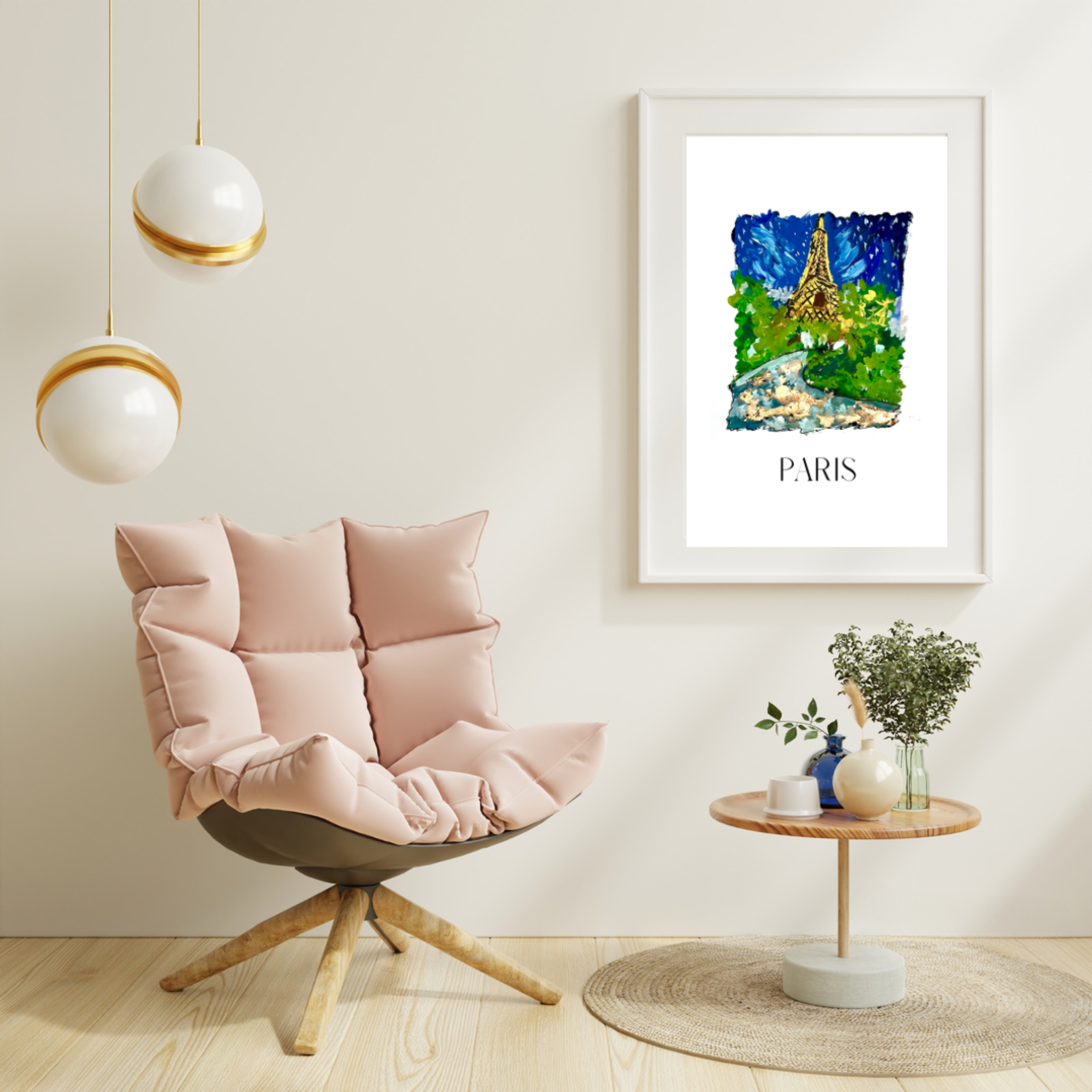 Paris Night 2 art print