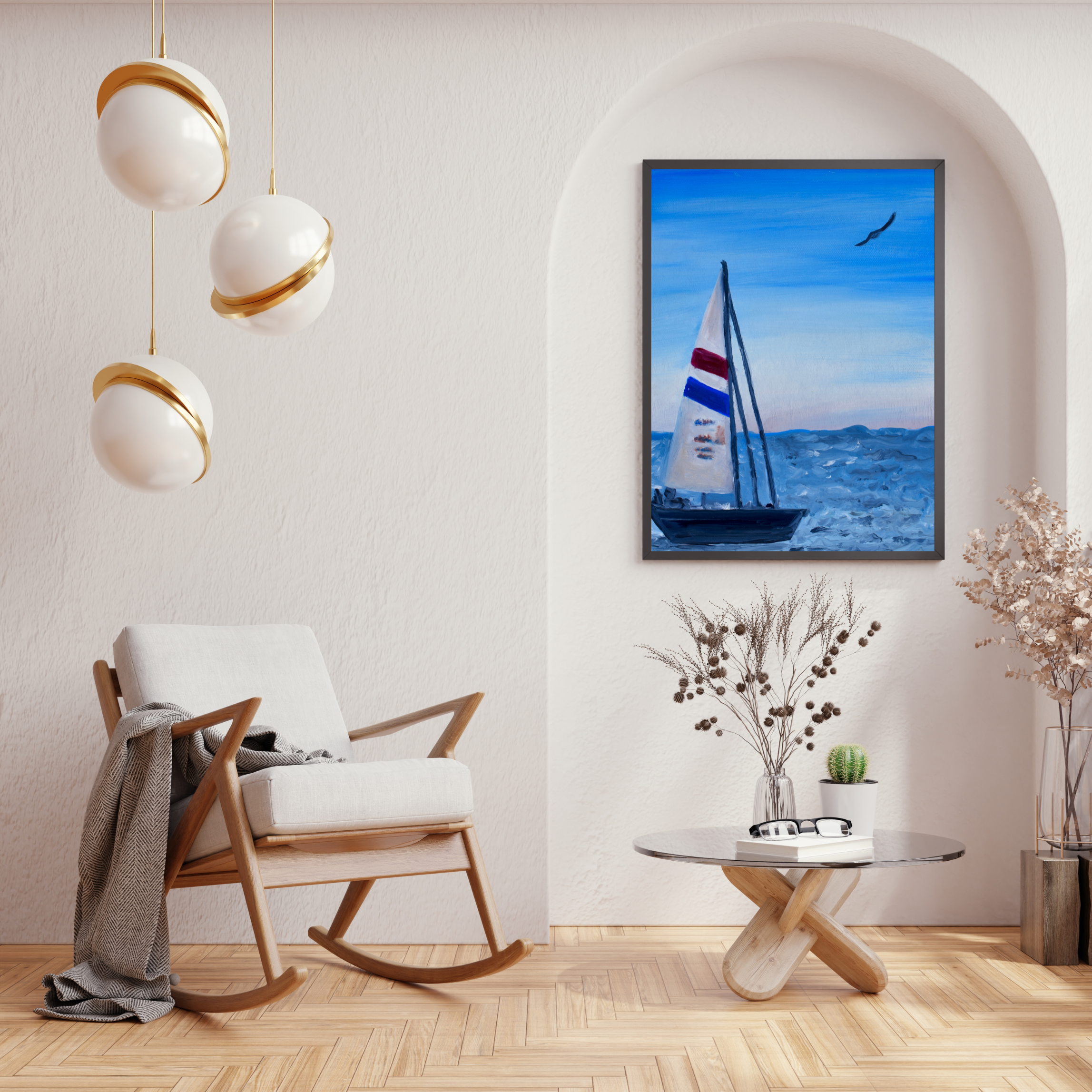 Sailboat art print
