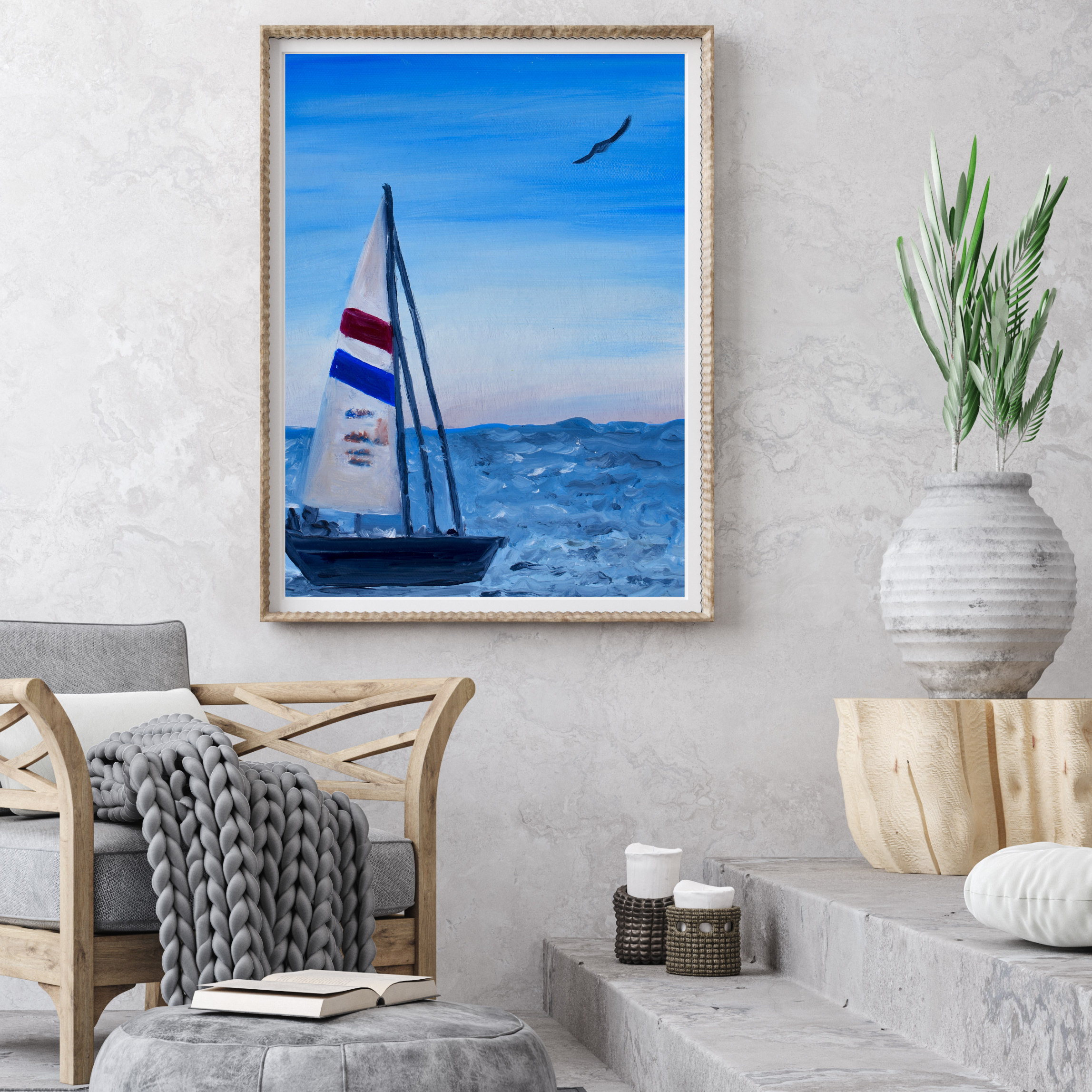 Sailboat art print