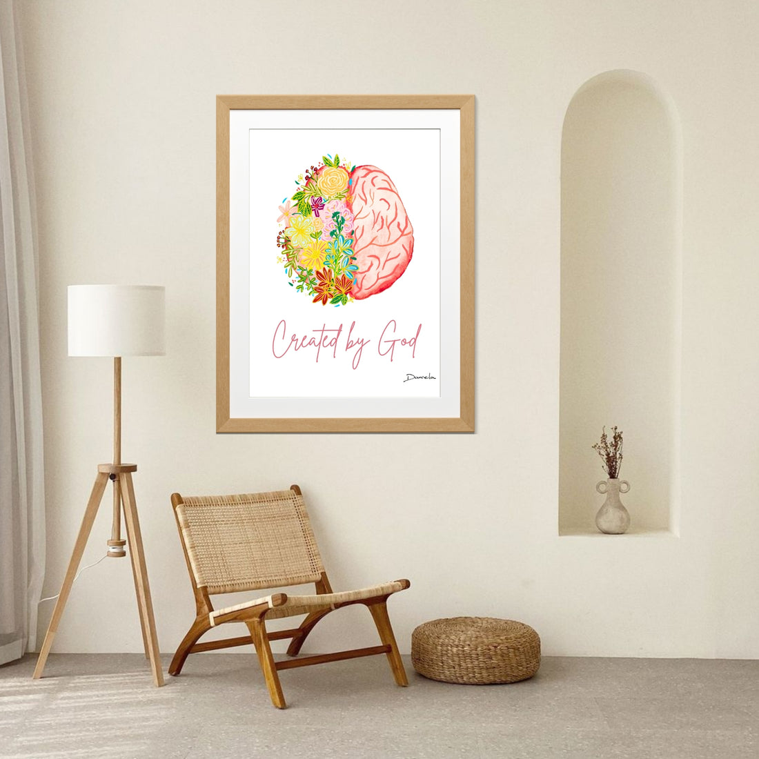 Created by God Art Print