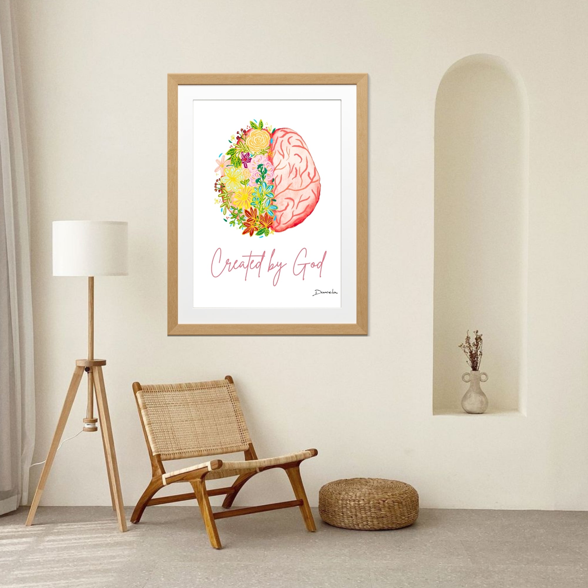 Created by God Art Print