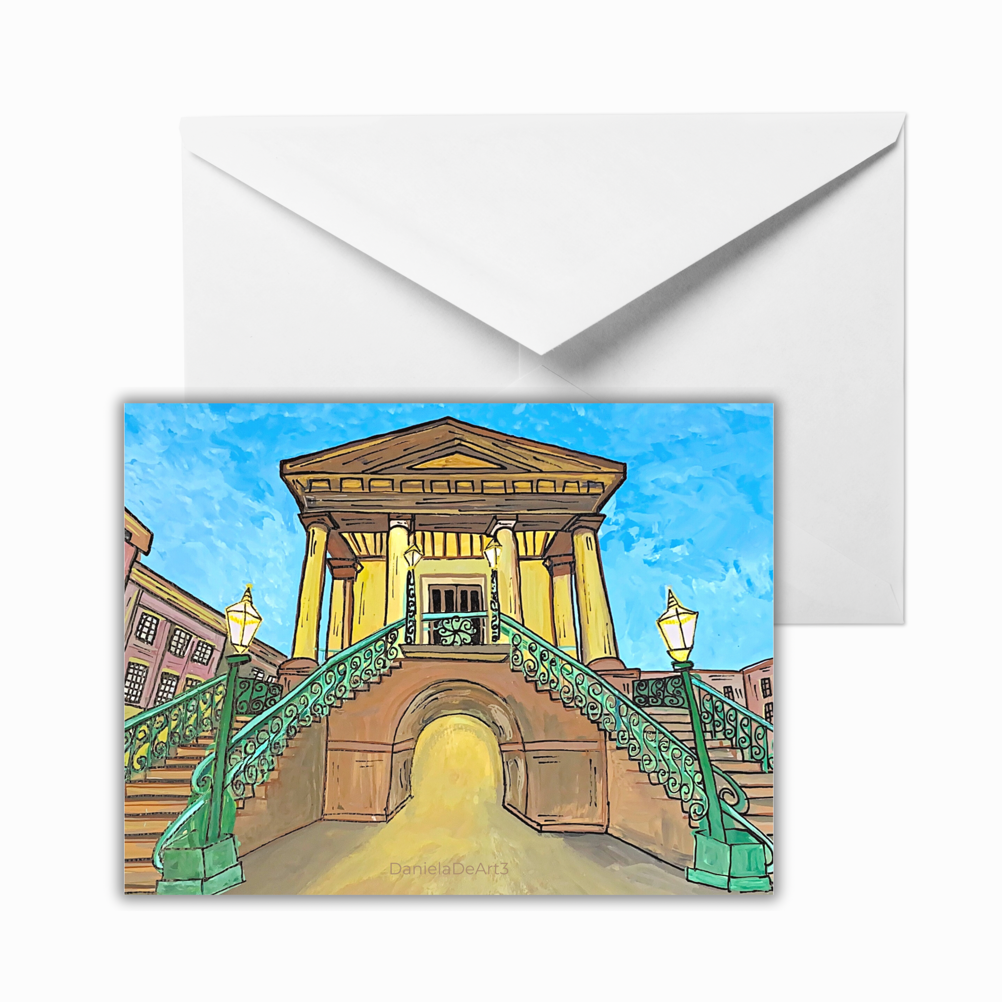 Charleston places greeting cards (17-designs)