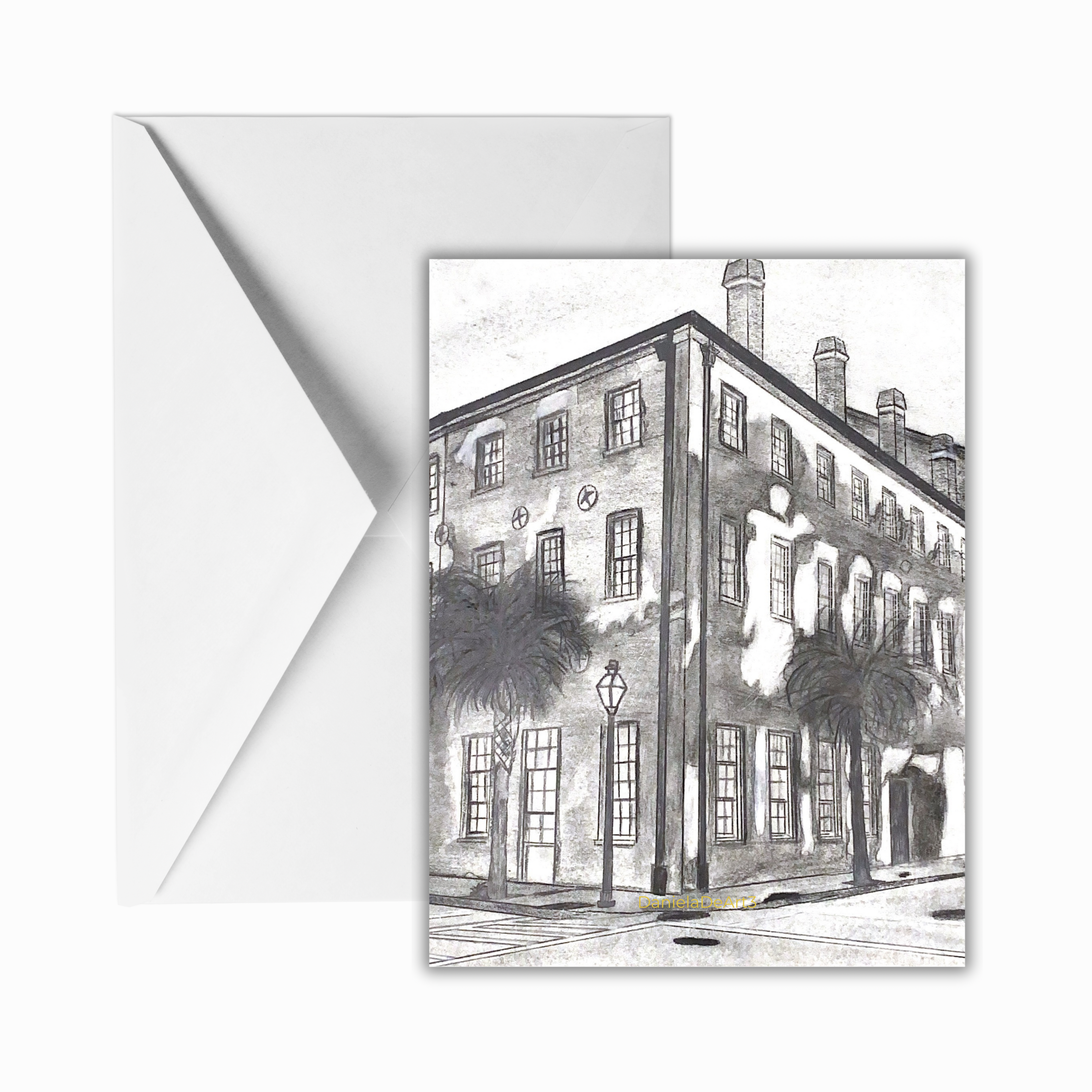 Charleston places greeting cards (17-designs)