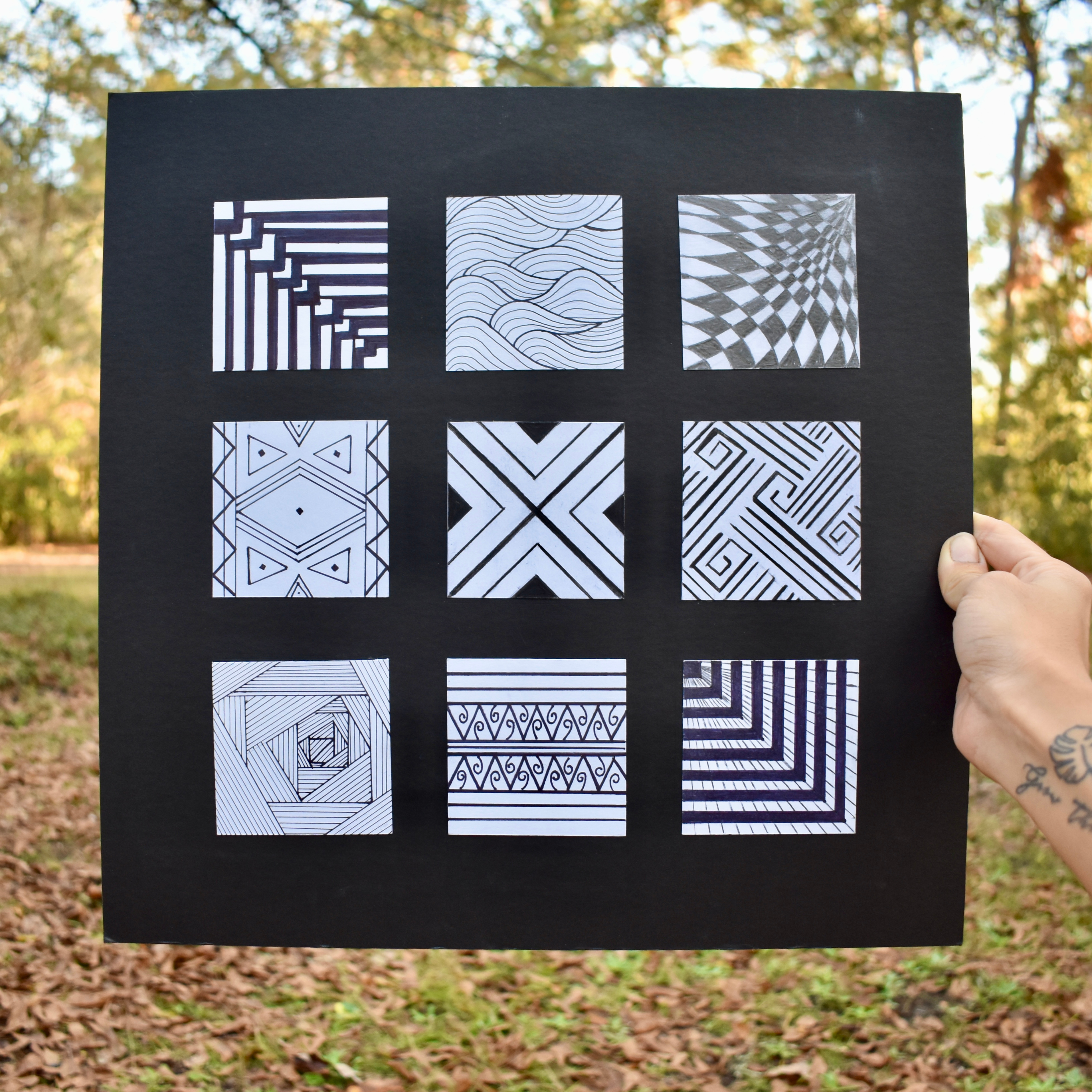 Patterns and shapes