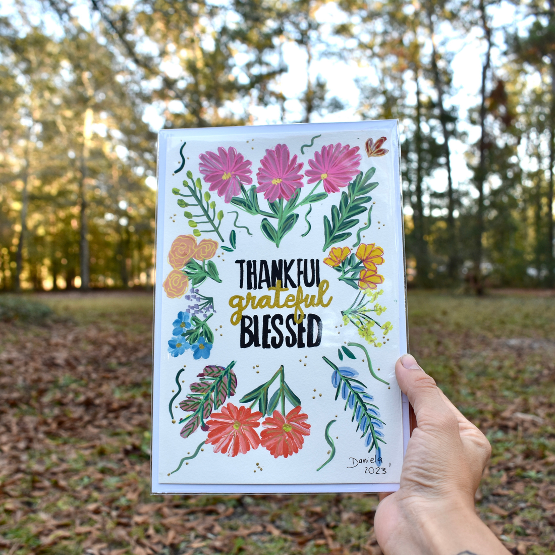 Thankful grateful blessed original