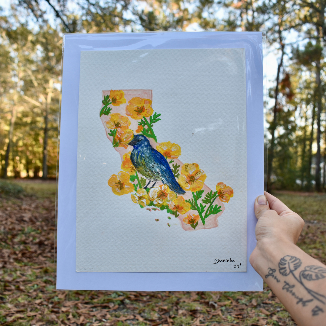 California State & Bird Original