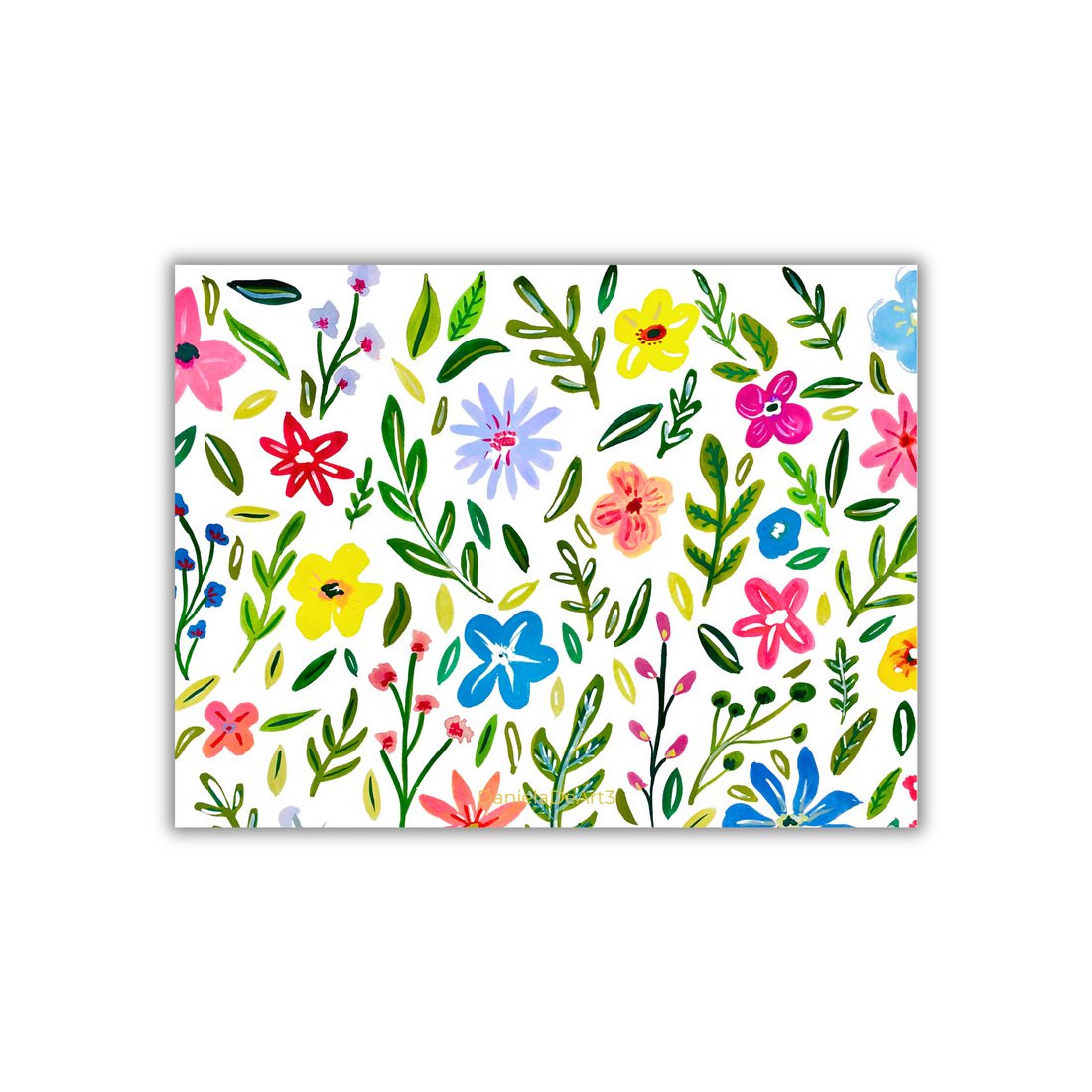 Bright horizontal flowers magneto