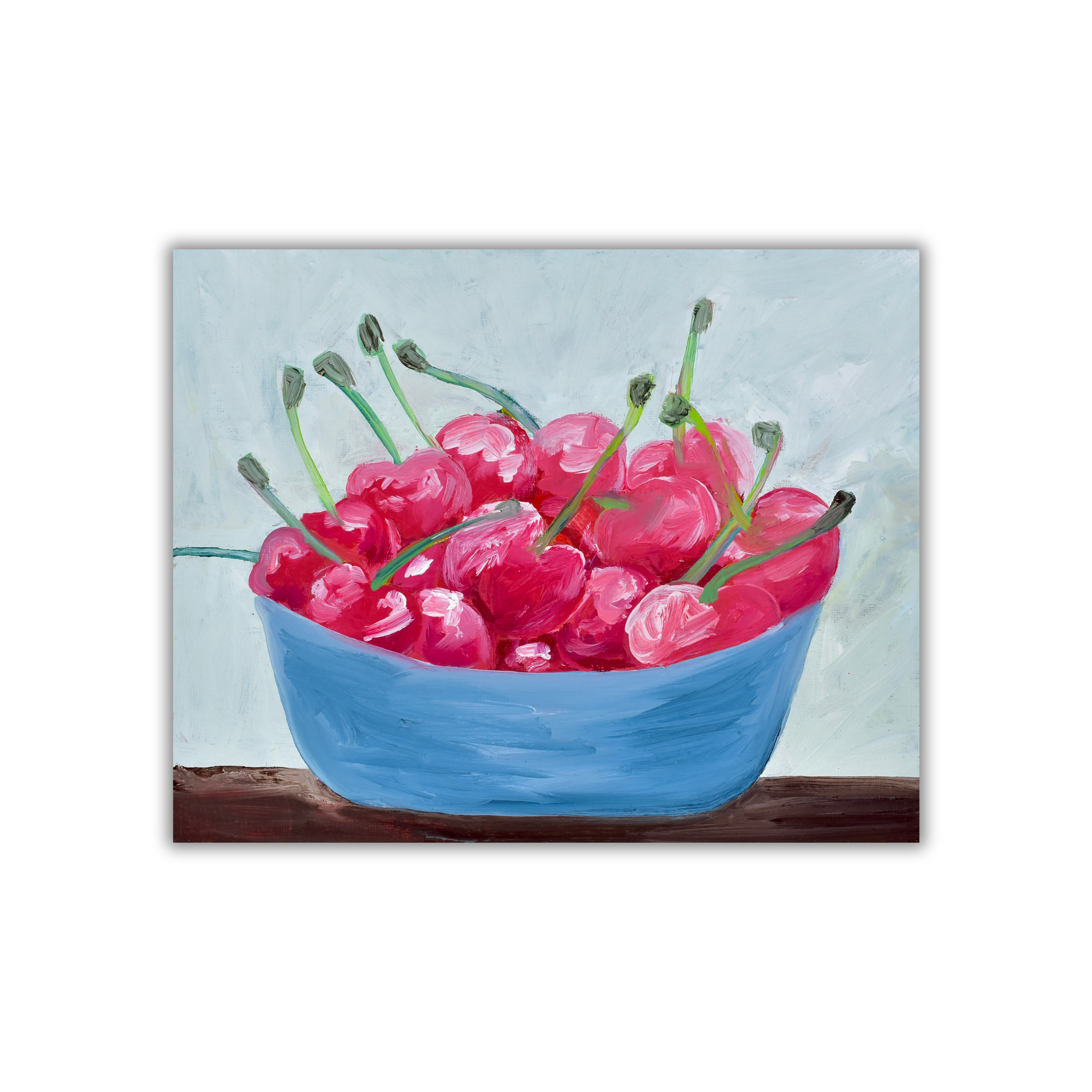 Bowl Of Cherries Sticker waterproof quality vinyl matte