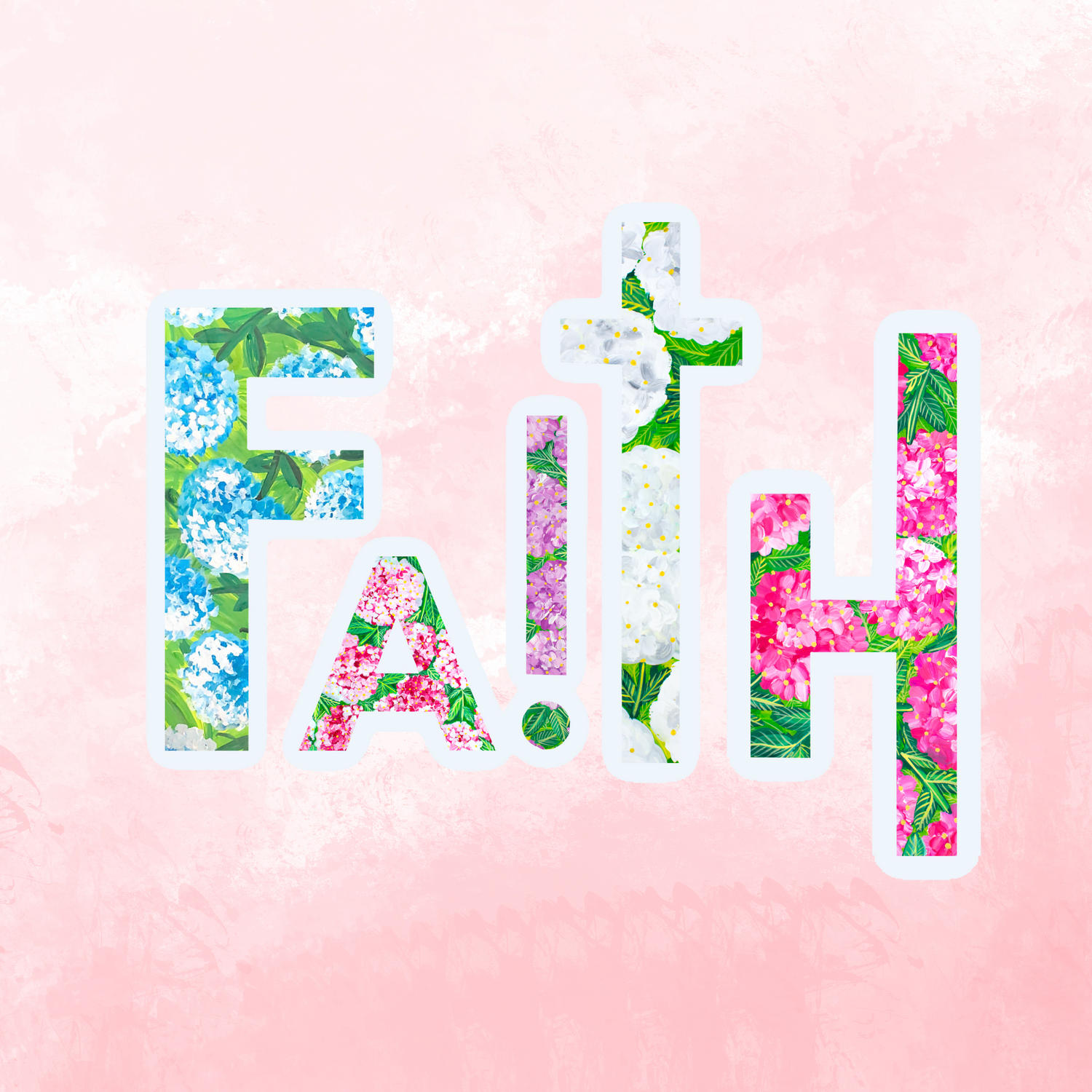 Faith Sticker waterproof quality vinyl matte