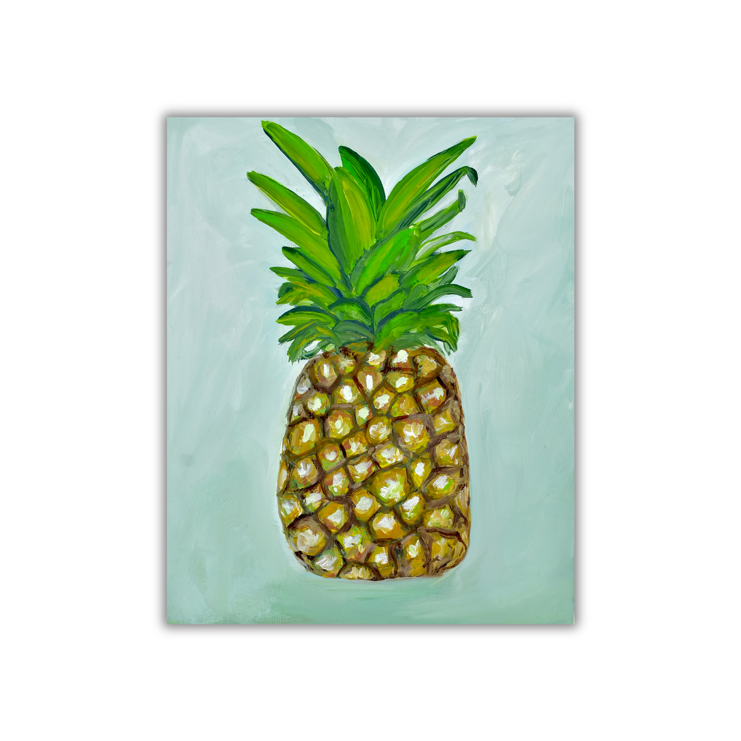 Pineapple Sticker waterproof quality vinyl matte