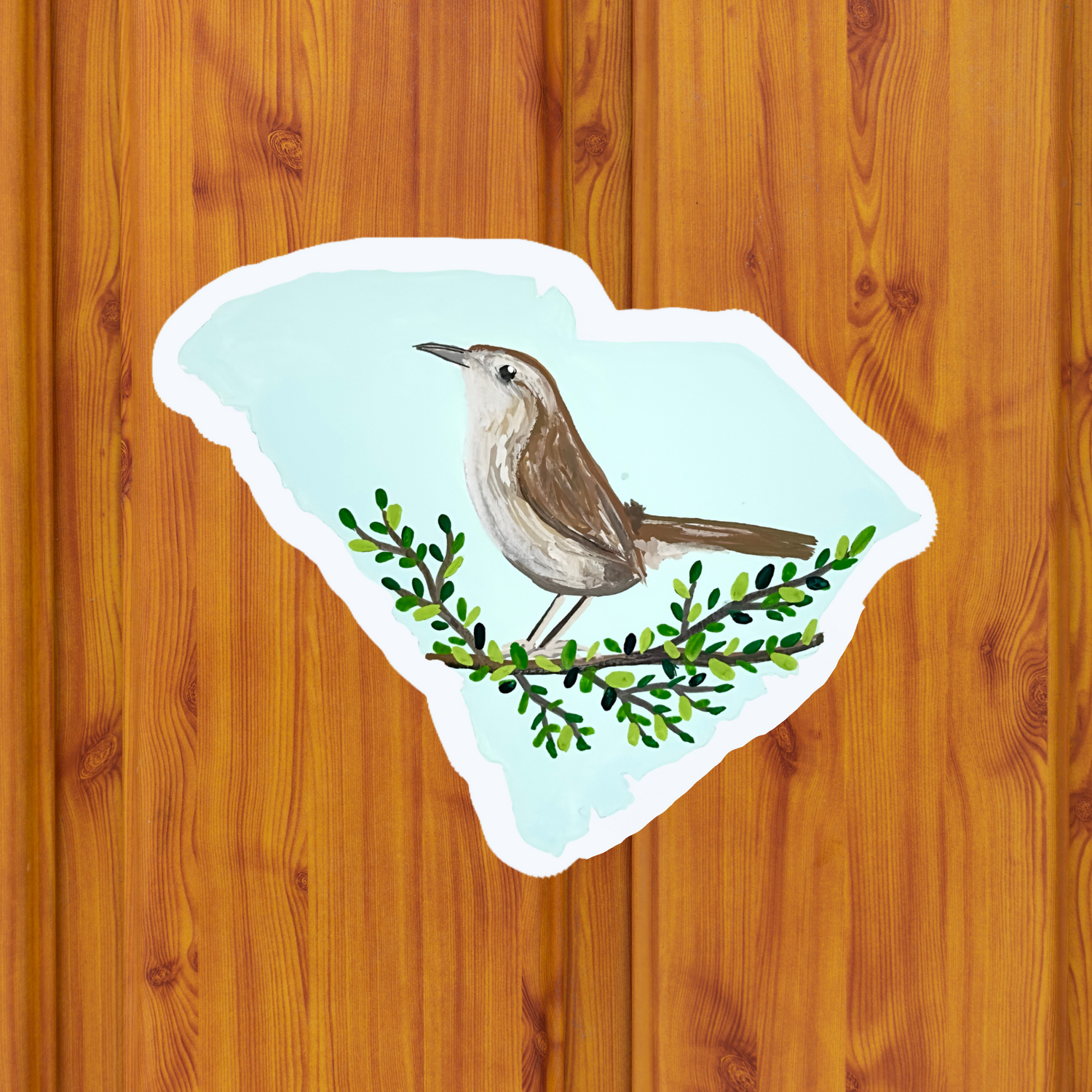 South Carolina Bird Sticker waterproof quality vinyl matte