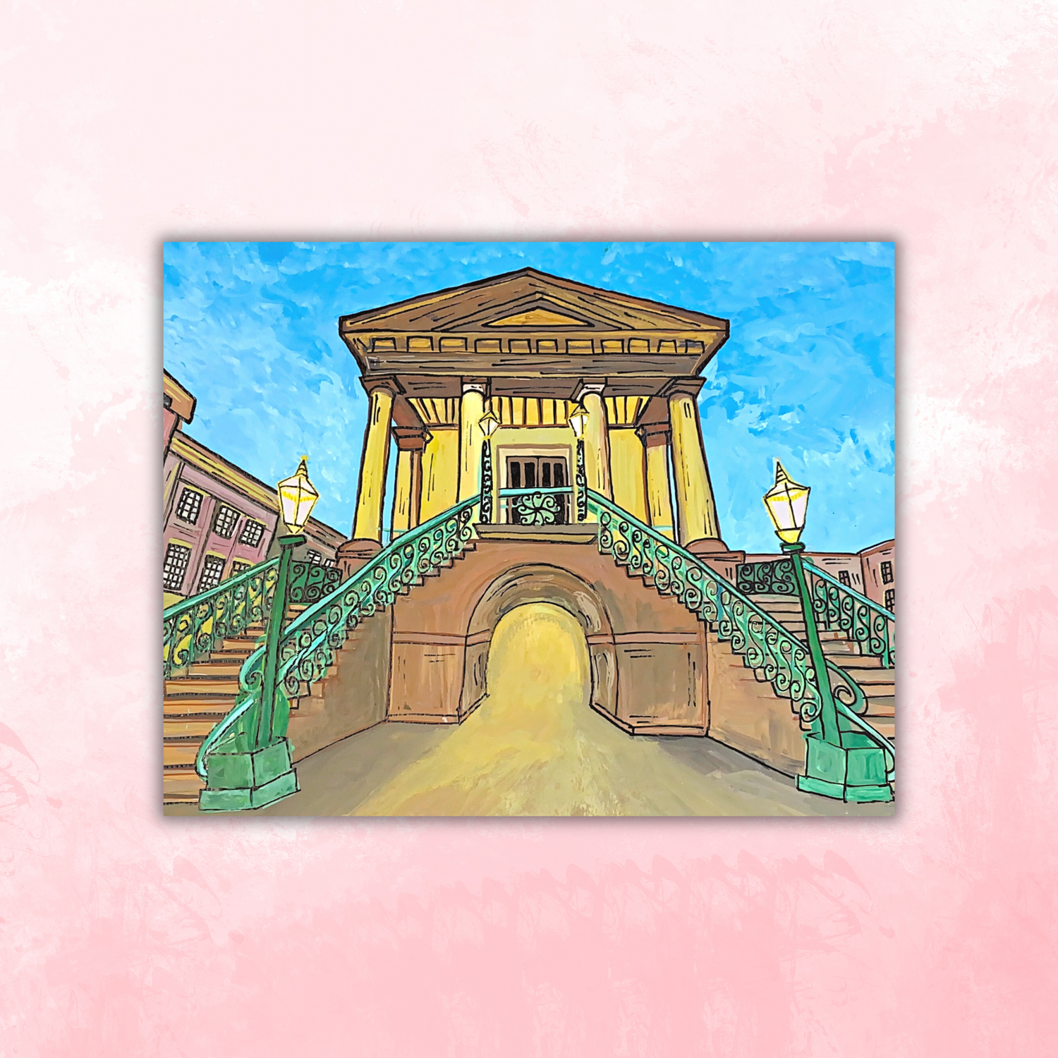 Charleston City Market Sticker waterproof quality vinyl matte