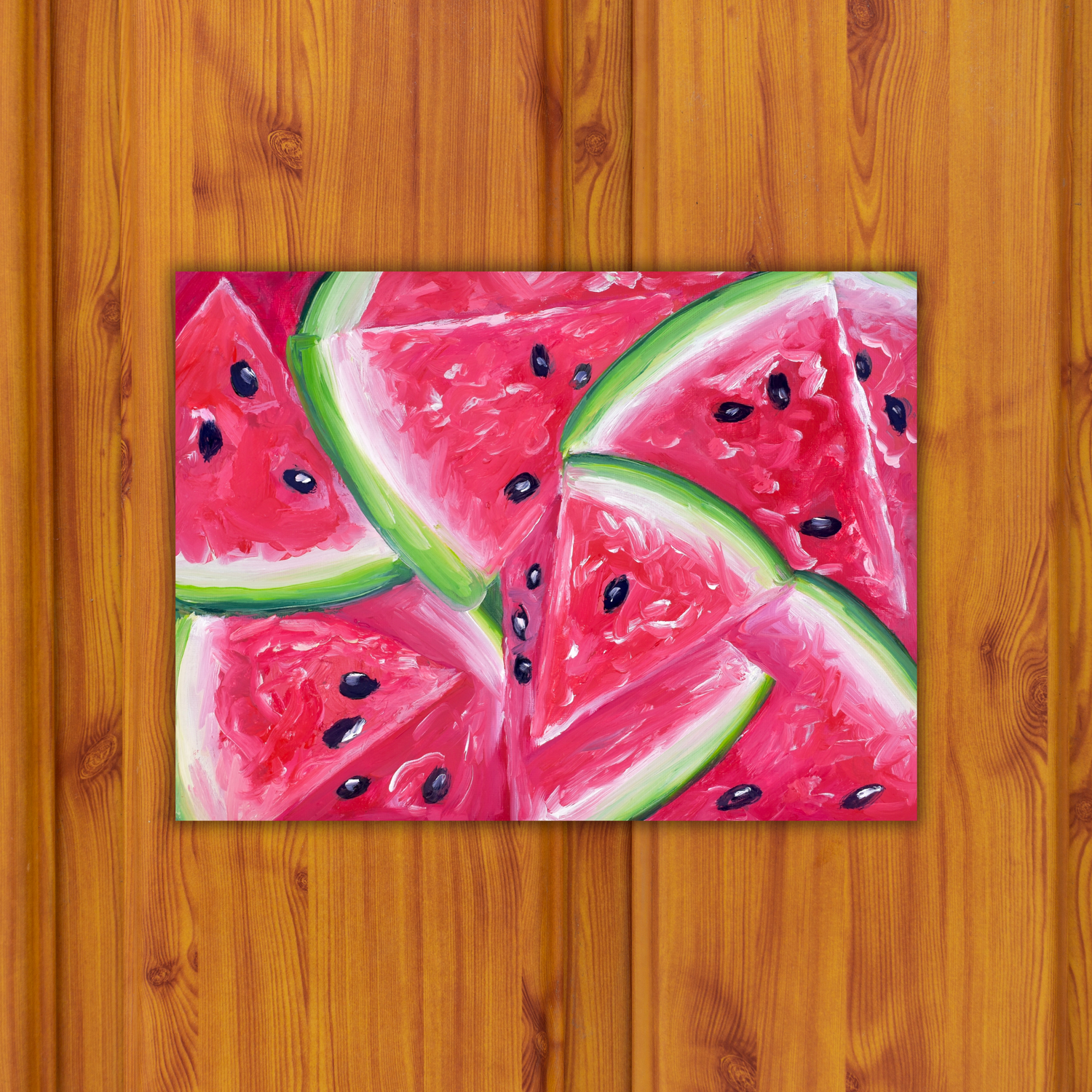 Watermelon Sticker waterproof quality vinyl matte