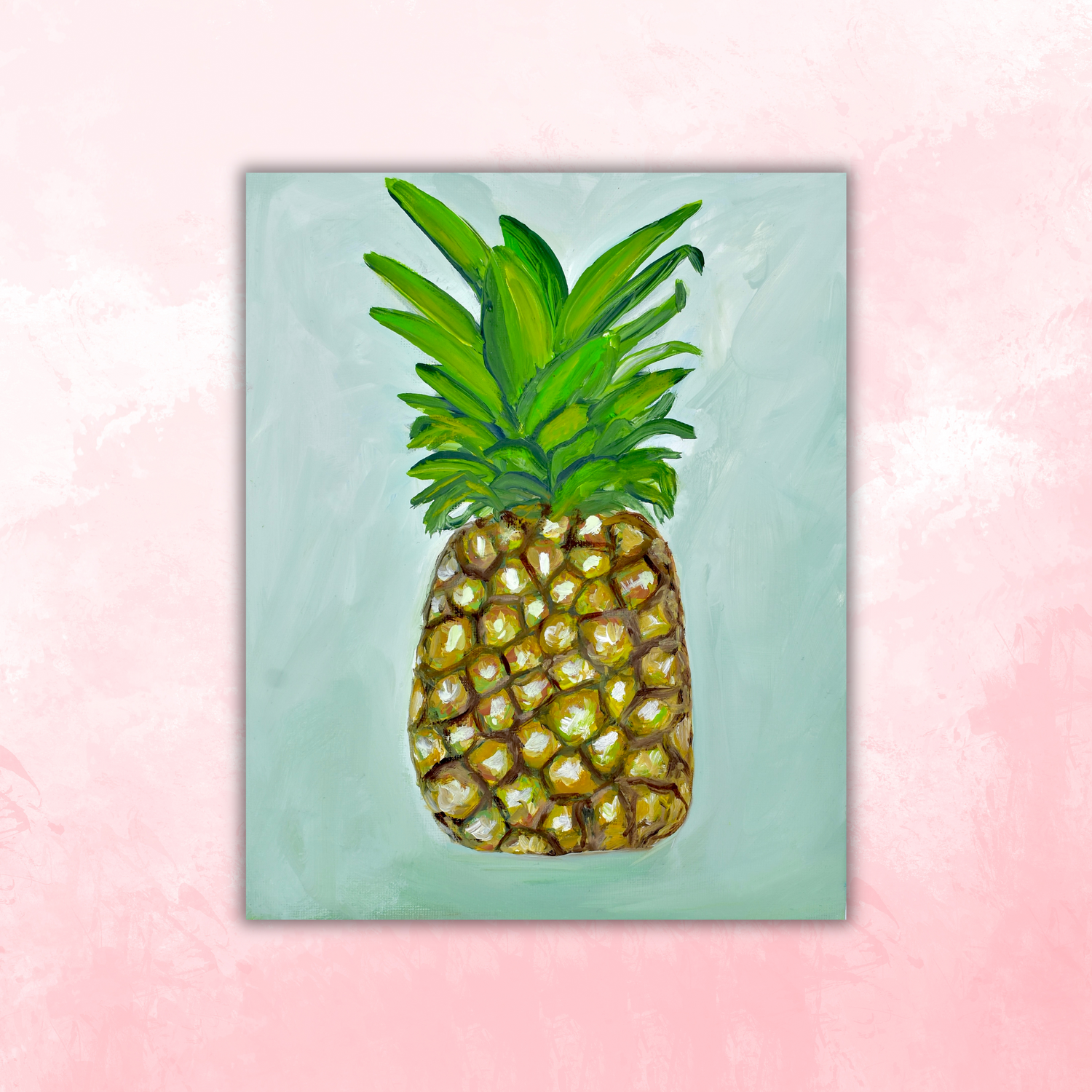 Pineapple Sticker waterproof quality vinyl matte