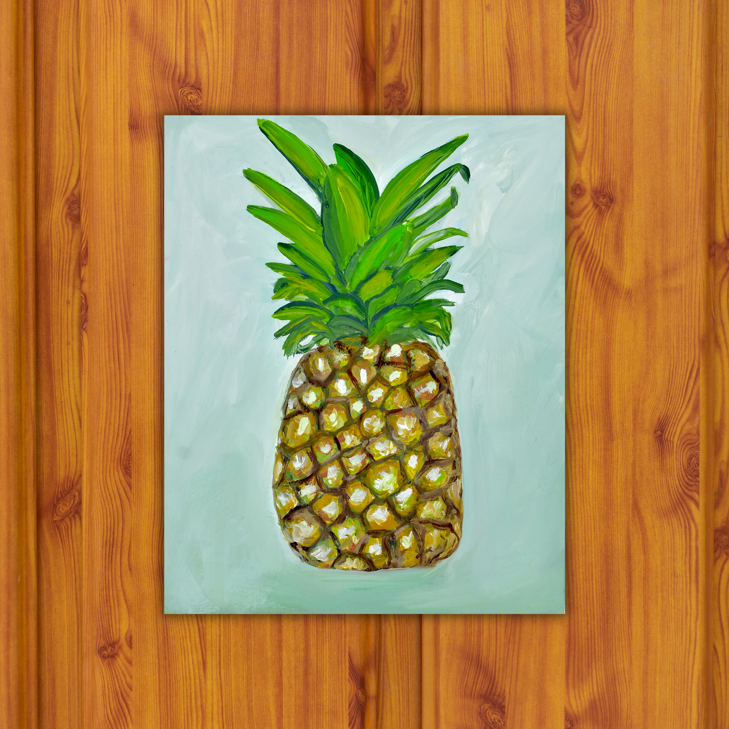 Pineapple Sticker waterproof quality vinyl matte