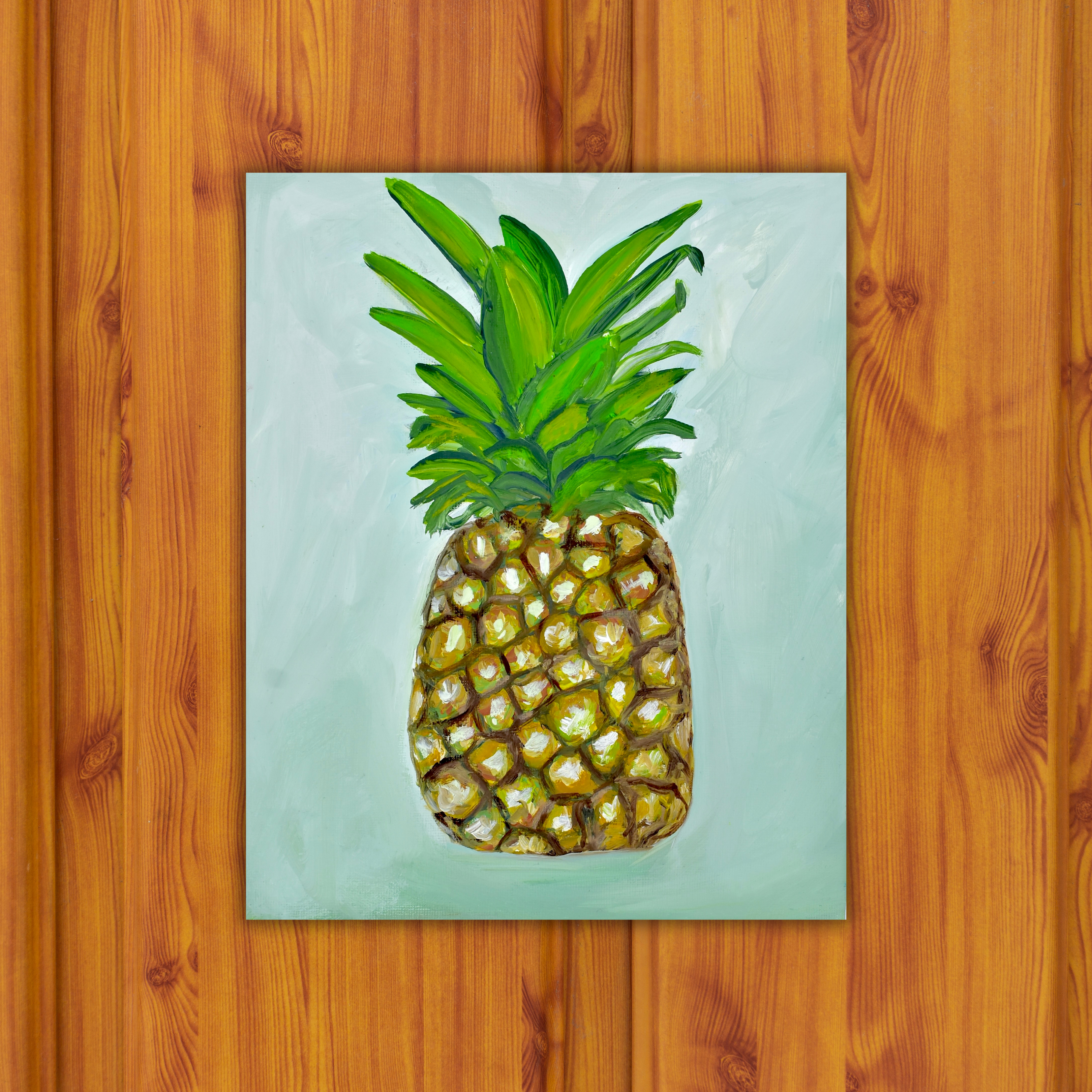 Pineapple Sticker waterproof quality vinyl matte