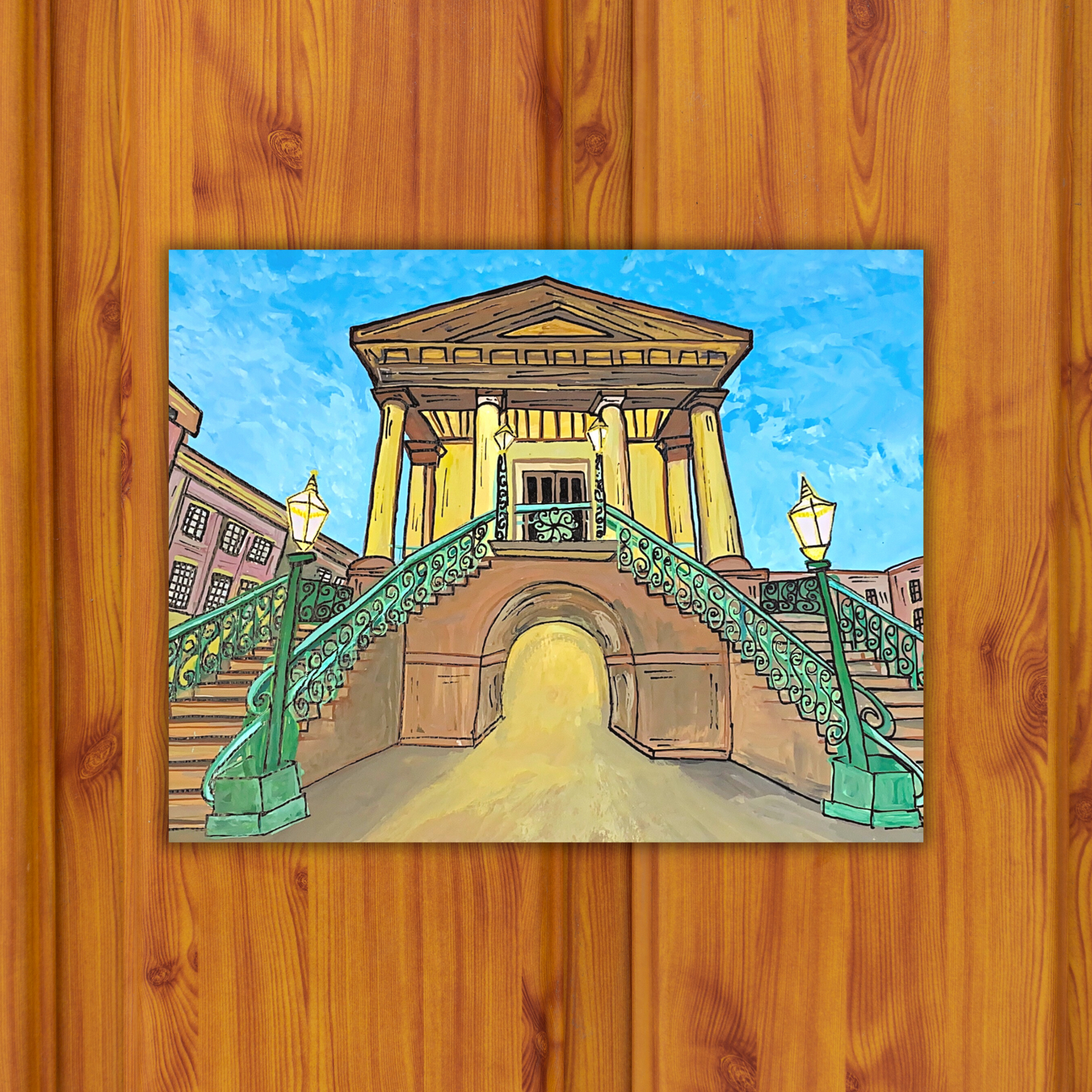 Charleston City Market Sticker waterproof quality vinyl matte