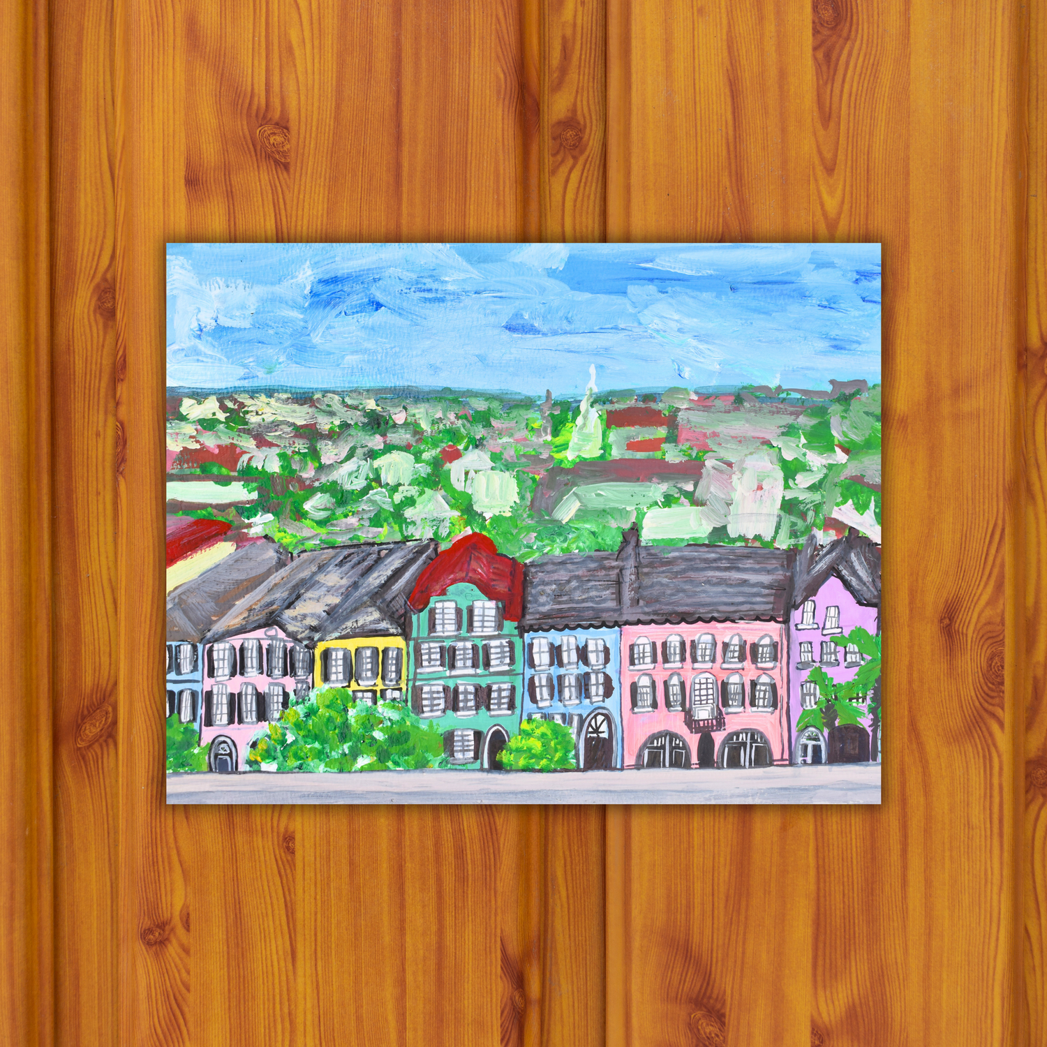 Charleston Rainbow Row 3 Sticker waterproof quality vinyl matte